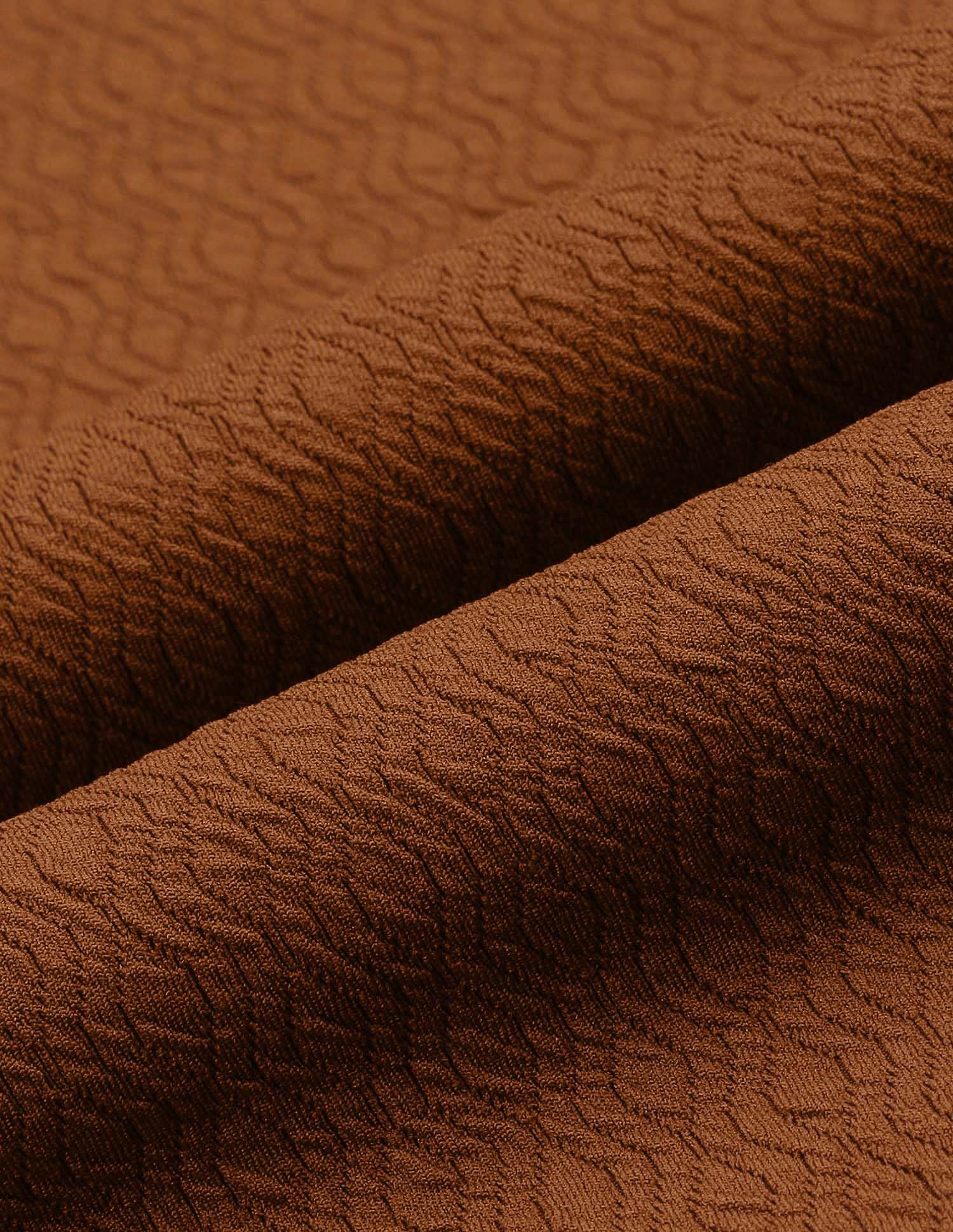 Textured Sheath Dress Rust - U.S. POLO ASSN. | Large