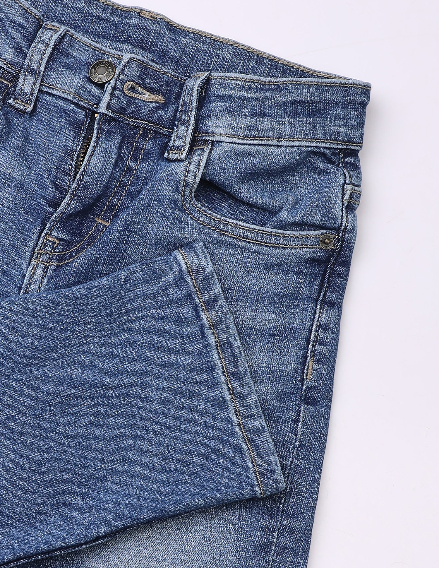 Relaxed Fit Blue Jeans Blue - U.S. Polo Assn. India | Large