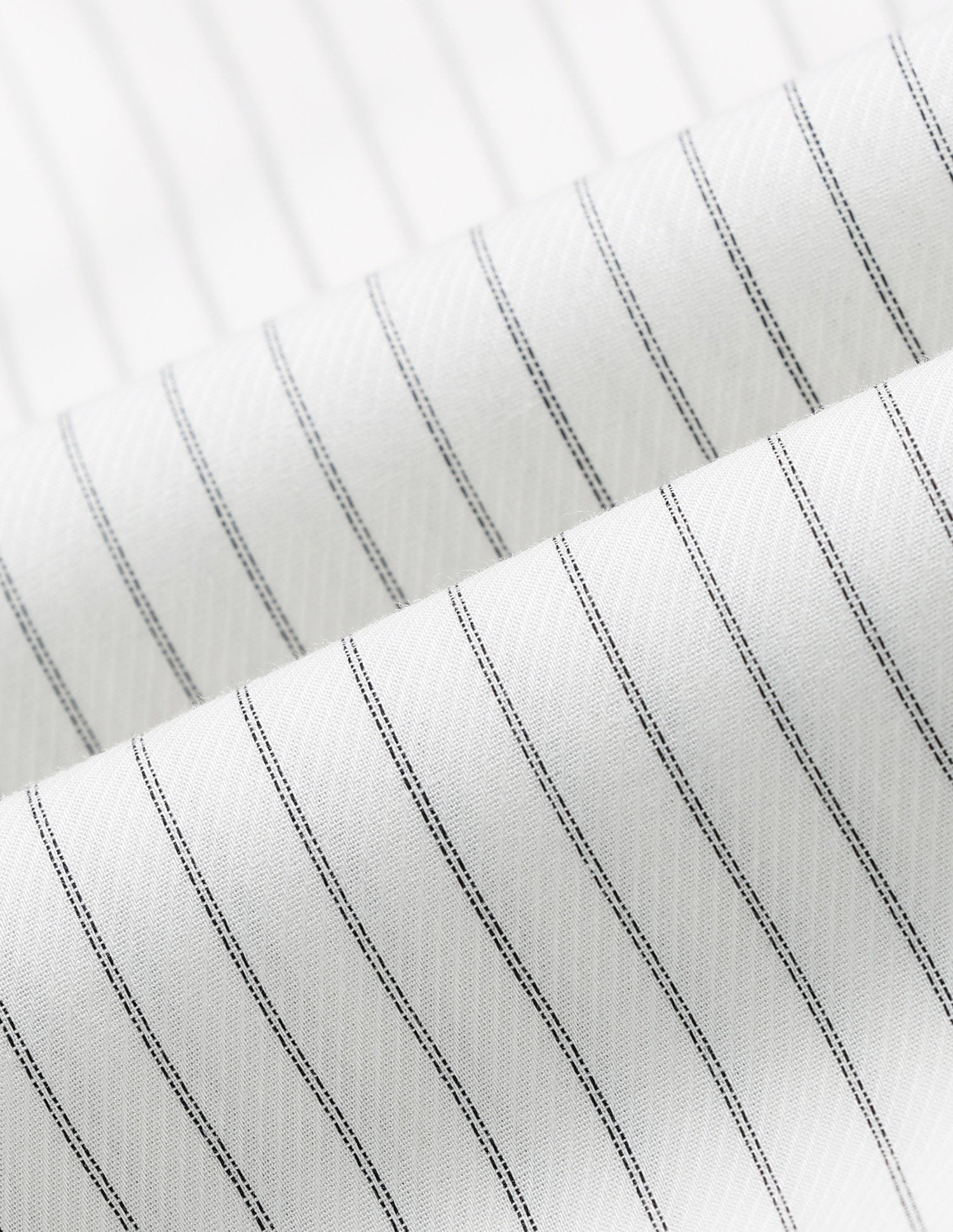 Self Design Vertical Striped Black & Gold Shirt White - U.S. Polo Assn. India | Large