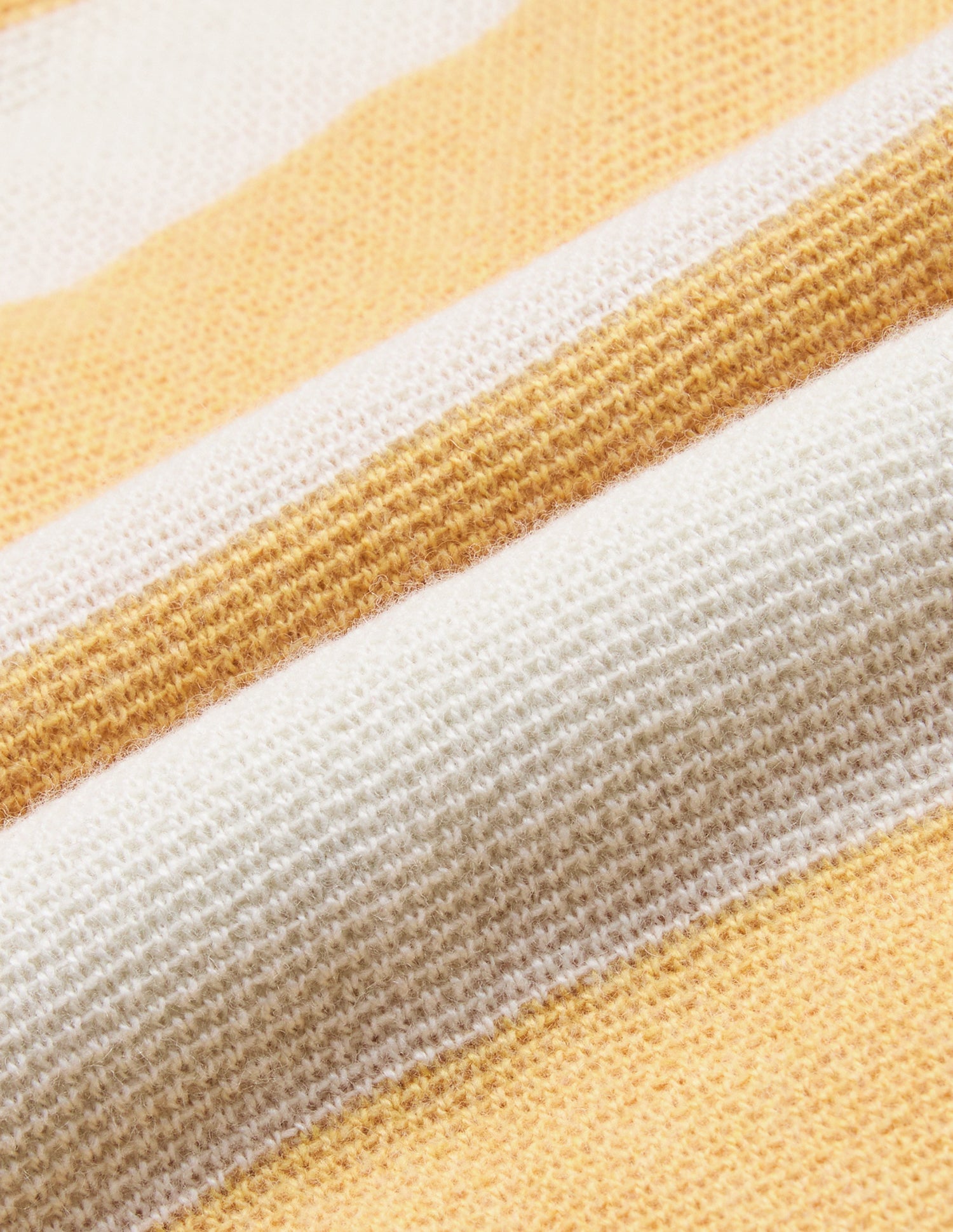 Horizontal Striped Regular Fit Sweater Light Yellow - U.S. Polo Assn. India | Large