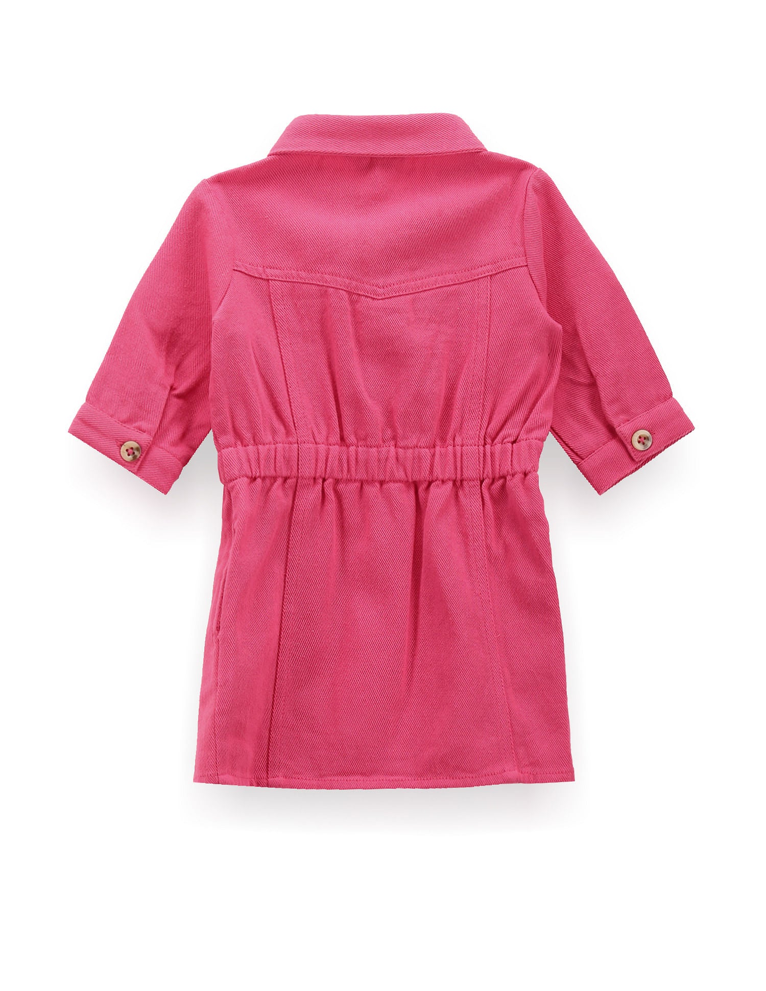 Girls Solid Shirt Dress Light Pink - U.S. POLO ASSN. | Large