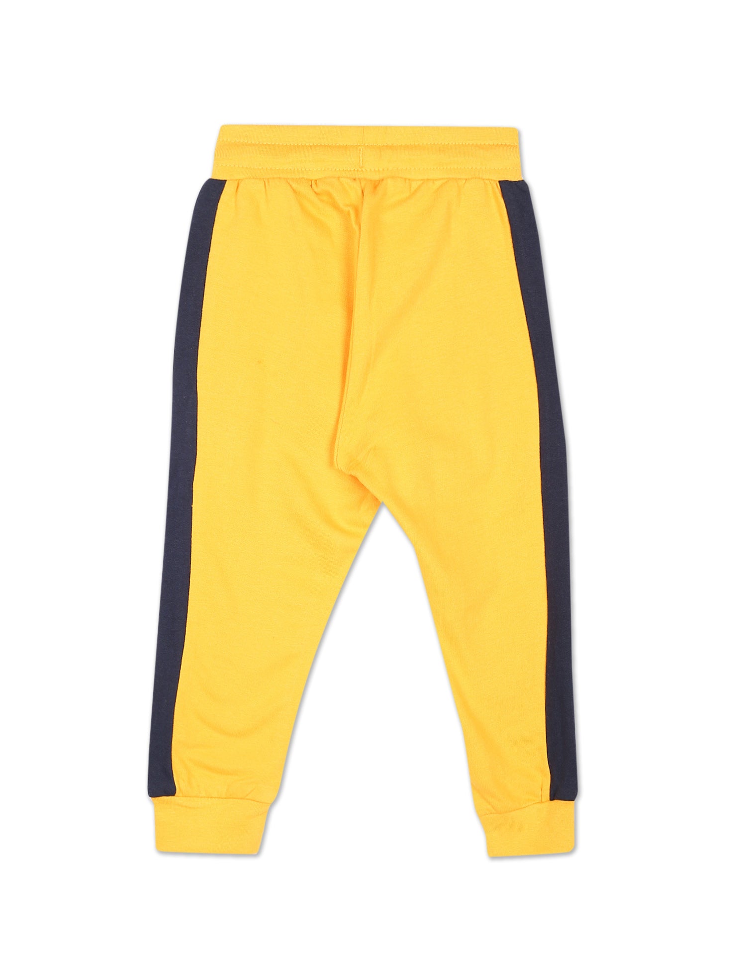 Boys Dark Yellow Elasticised Waist Brand Print Joggers Dark Yellow - U.S. POLO ASSN. | Large