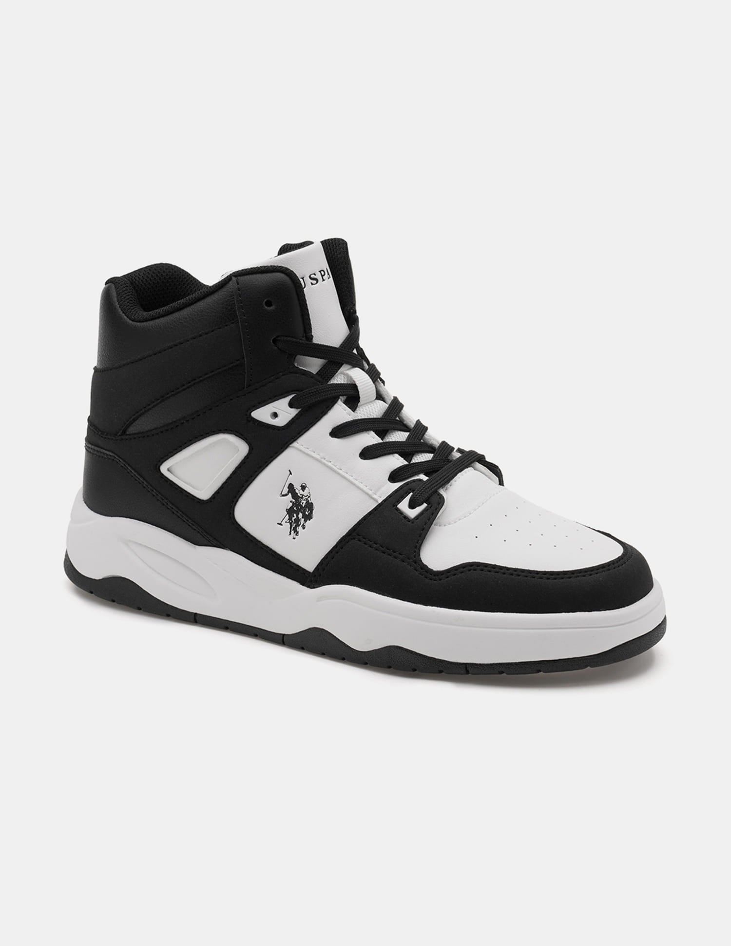 Colour Blocked Mid Top Bruce 2.0 Sneakers