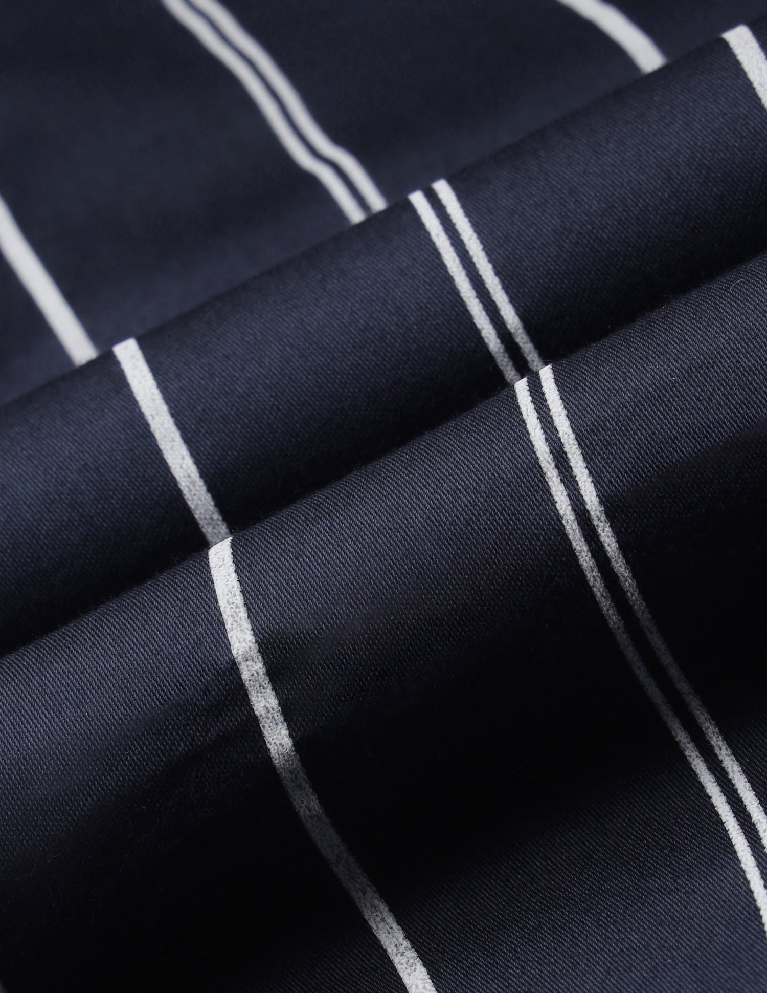 Satin Vertical Striped Shirt Navy - U.S. Polo Assn. India | Large