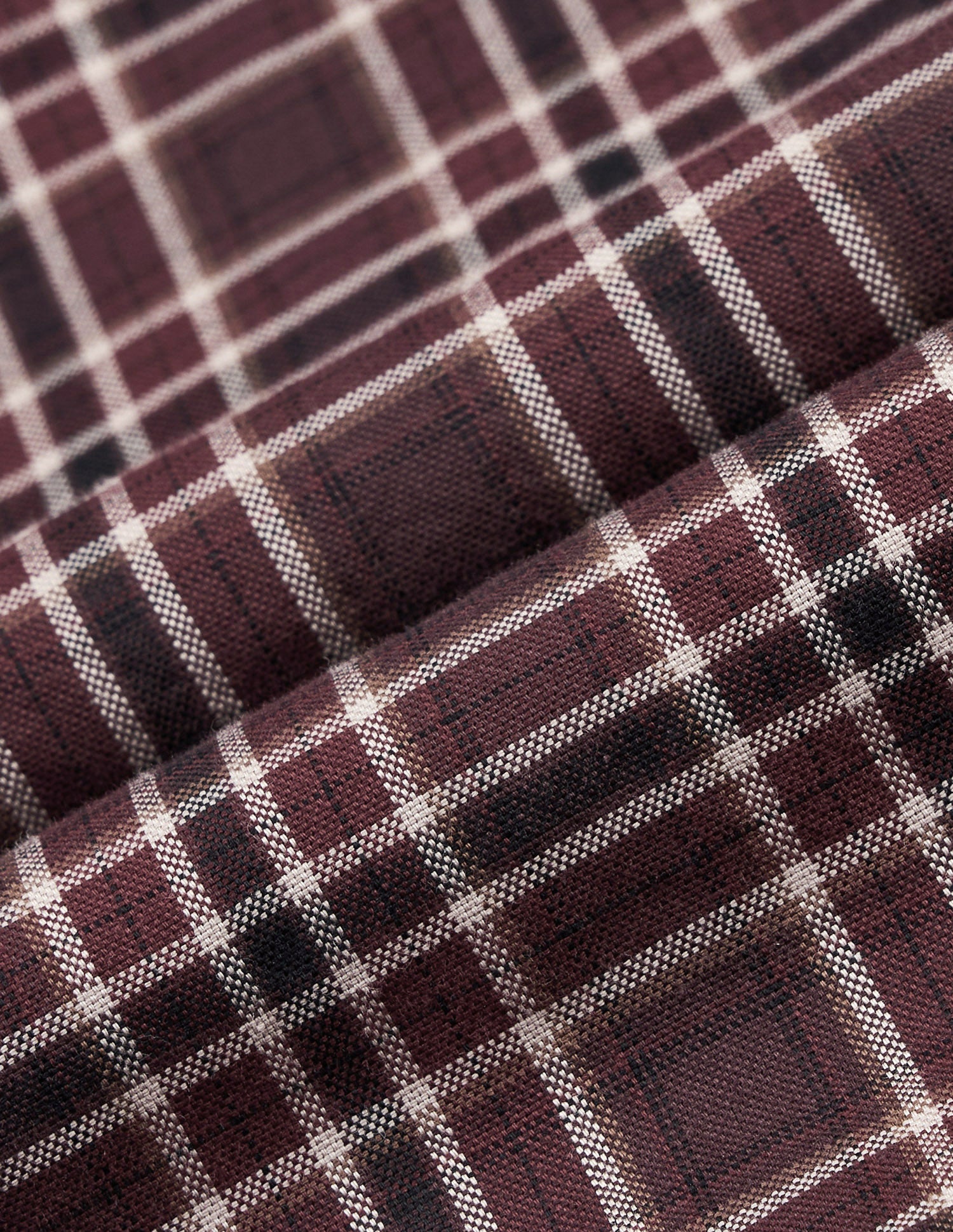 Grid Tattersall Checked Tailored Fit Shirt Maroon - U.S. Polo Assn. India | Large