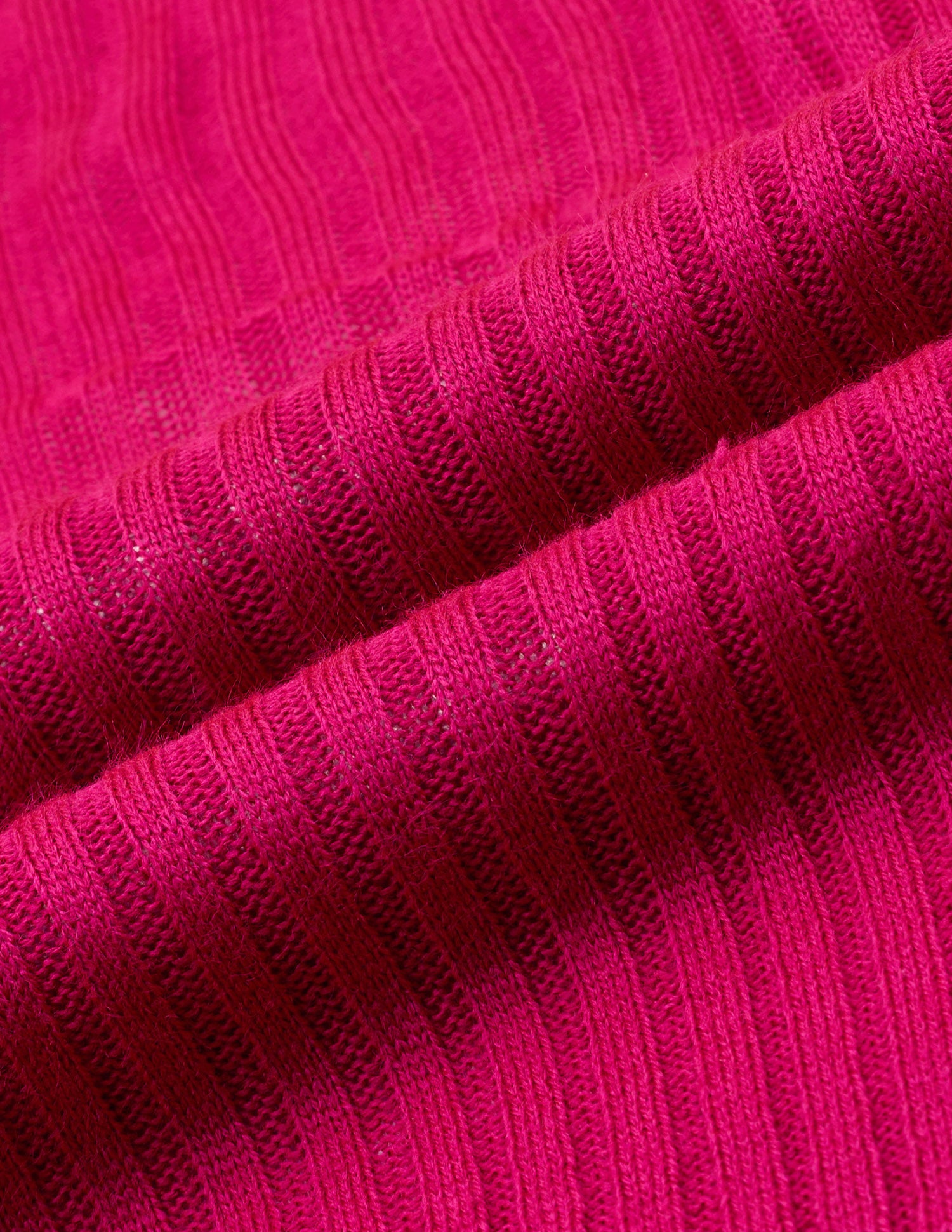 Patterned Knit Slim Fit Zipper Sweater Pink - U.S. Polo Assn. India | Large
