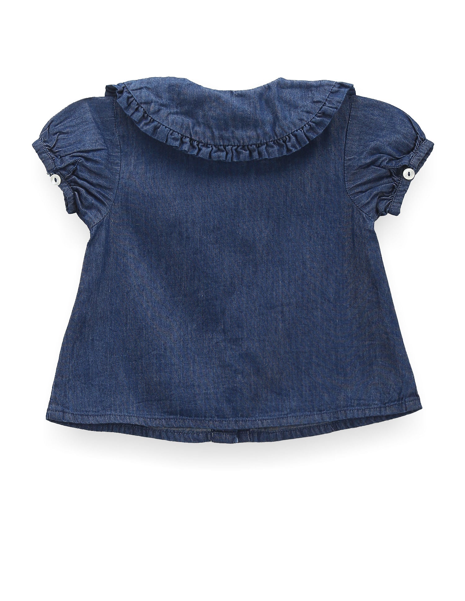 Girls Classic Peter Pan Collar Top Indigo - U.S. Polo Assn. India | Large