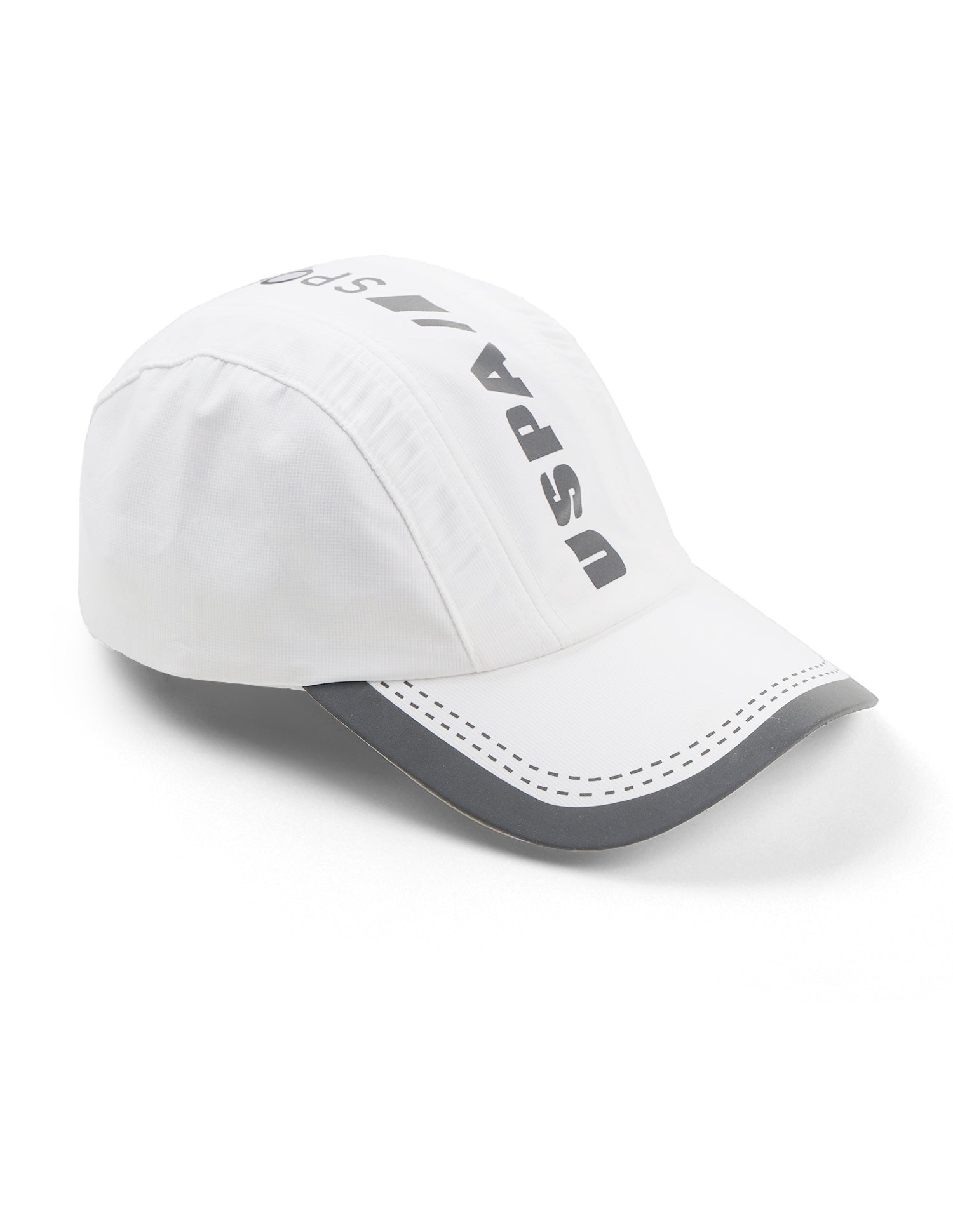 Brand Printed Sports Cap White - U.S. Polo Assn. India | Large