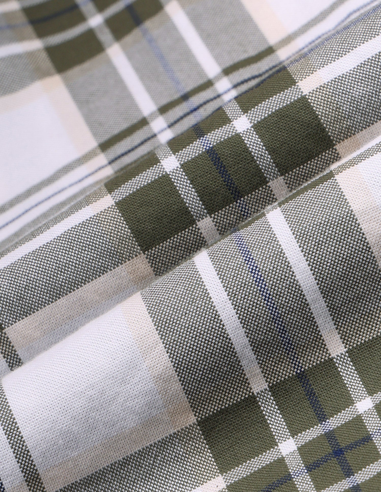 Plaid Checked Tailored Fit Shirt Olive - U.S. Polo Assn. India | Large