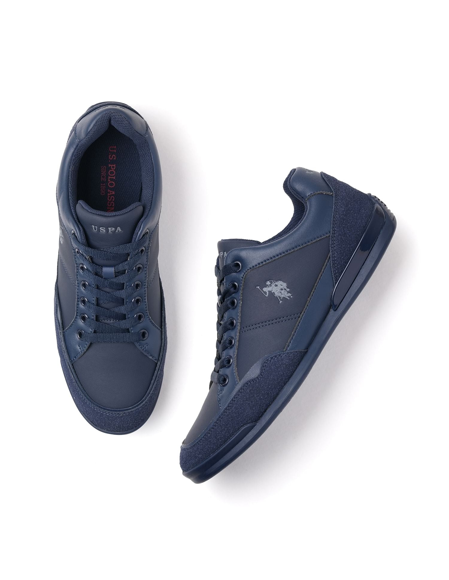 Nadel Suede Casual Shoes Navy - U.S. POLO ASSN. | Large