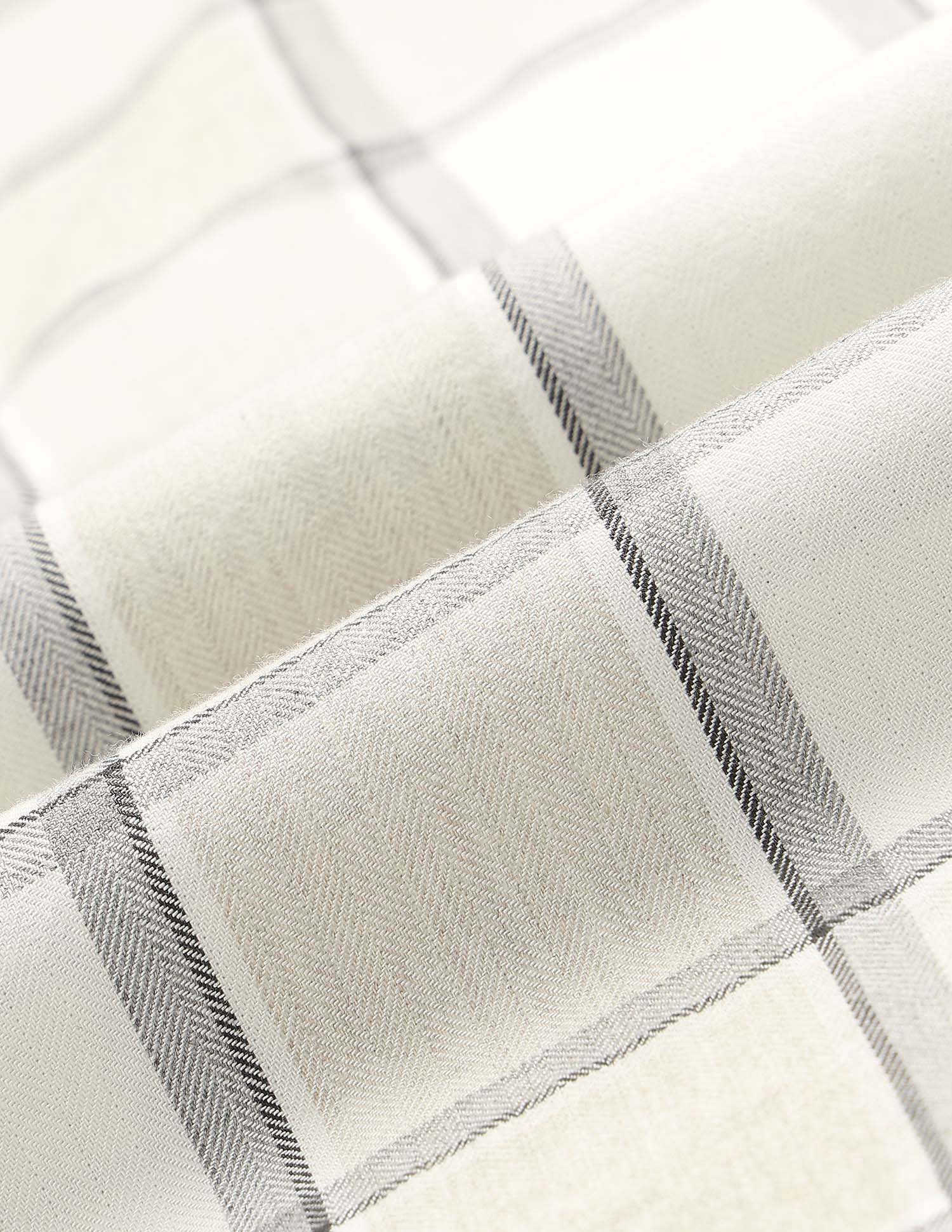 Grid Tattersall Checked Twill Shirt Ecru - U.S. POLO ASSN. | Large