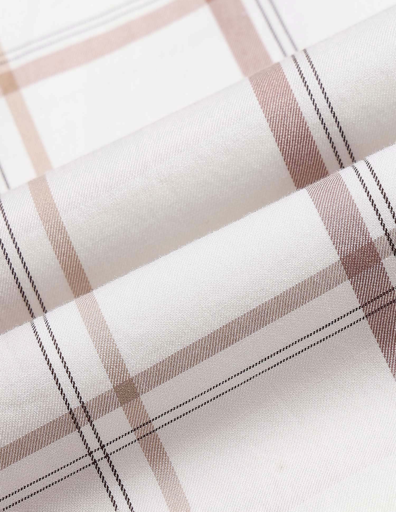 Twill Tailored Fit Shirt Beige - U.S. POLO ASSN. | Large