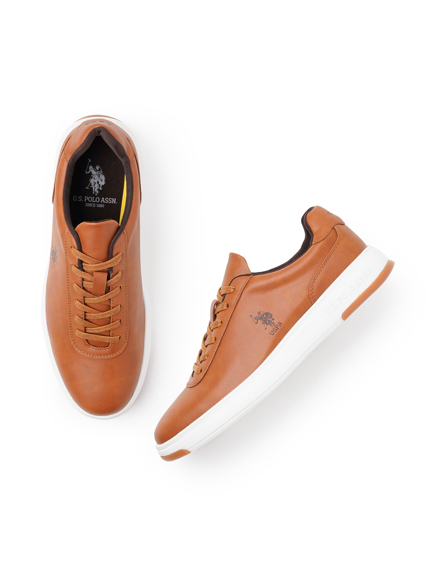 Men Zoro Tan All Day Sneakers Tan - U.S. Polo Assn. India | Large