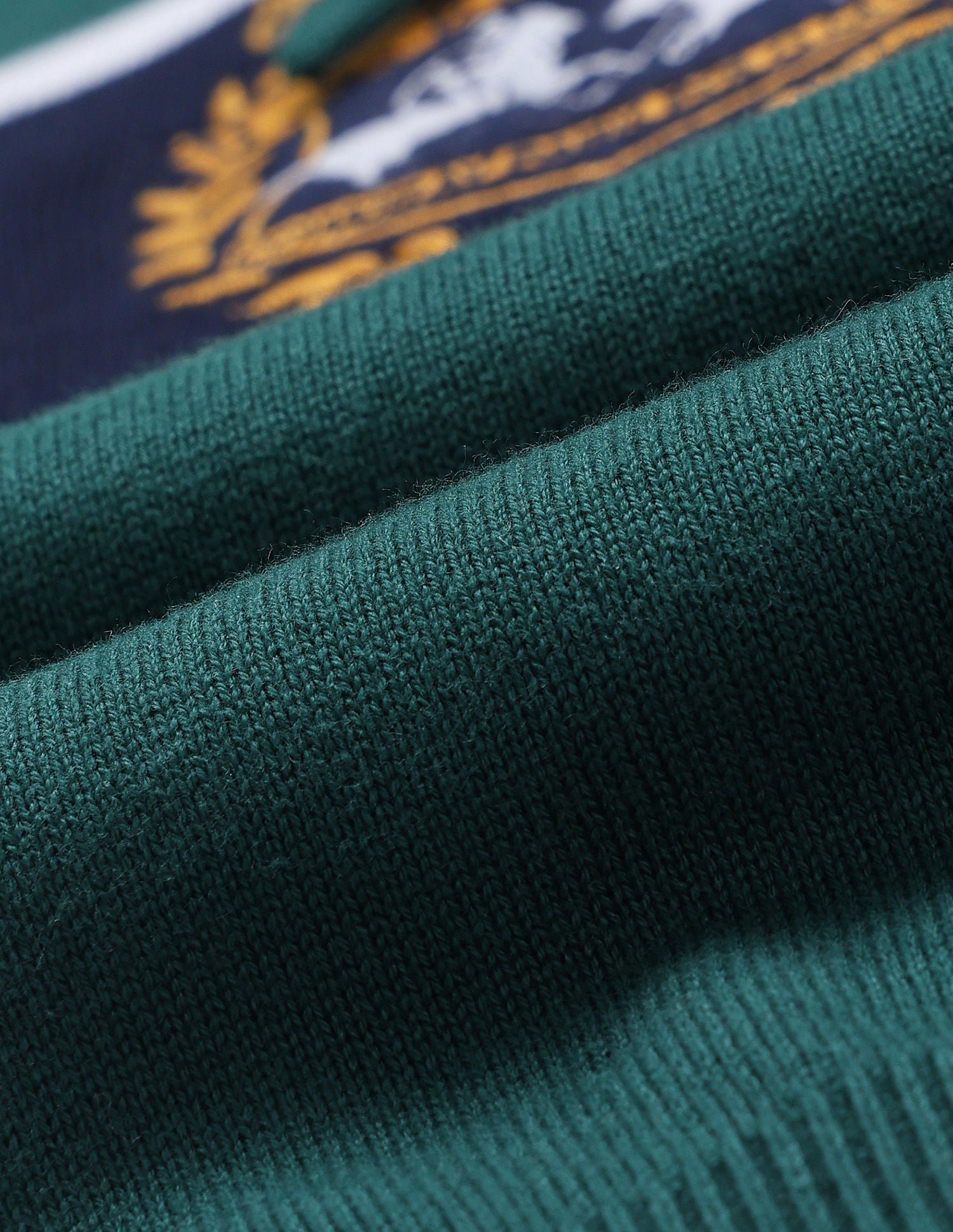 Boys Striped Hooded Sweater Green - U.S. POLO ASSN. | Large