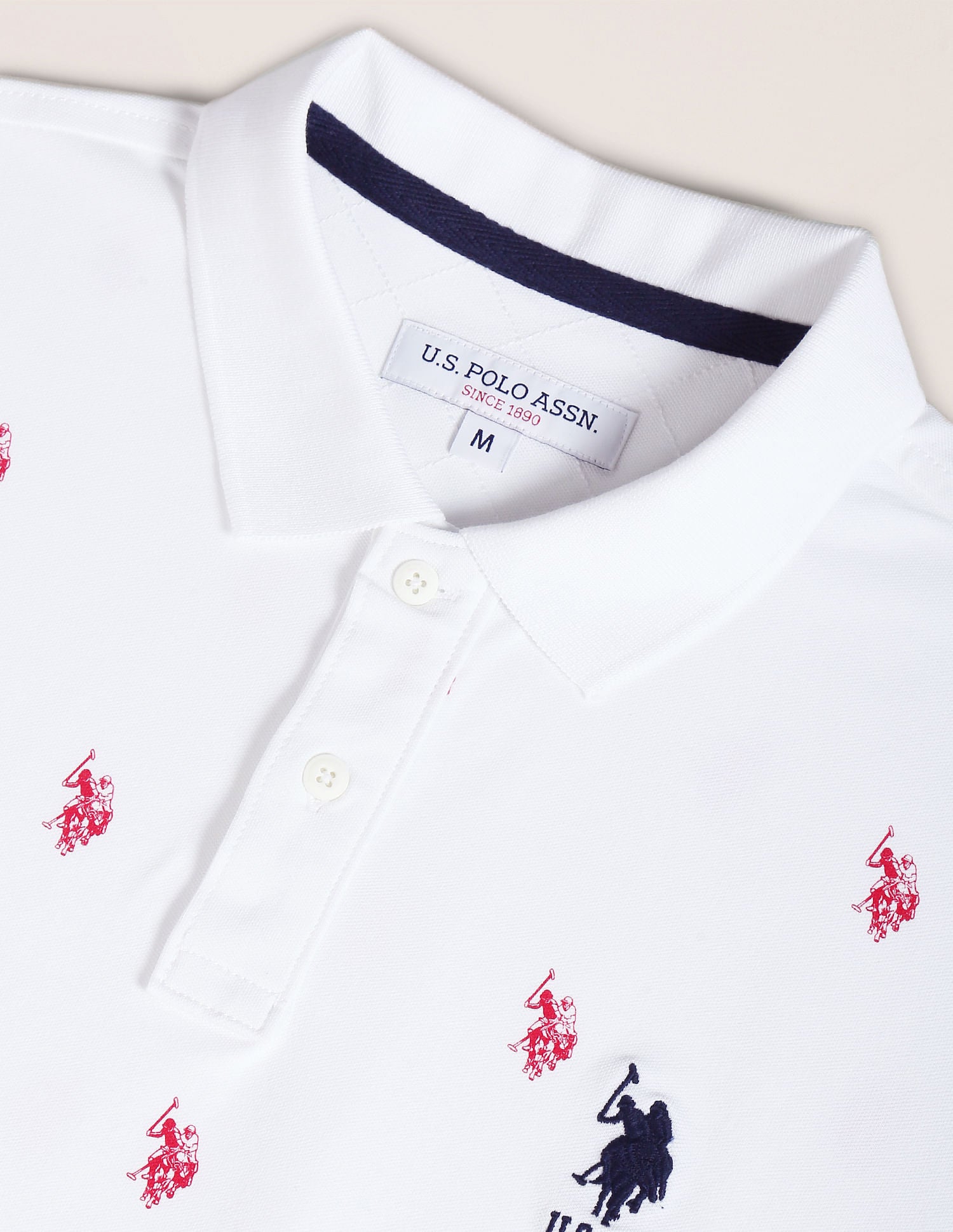All Over Logo Slim Fit Polo Shirt – U.S. Polo Assn. India