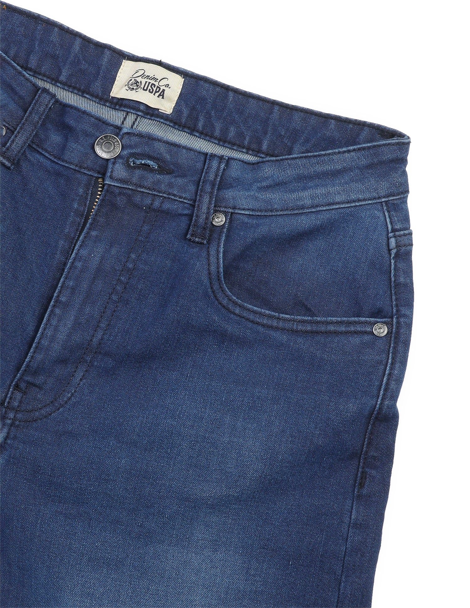 Flared Fit Blue Jeans Blue - U.S. Polo Assn. India | Large