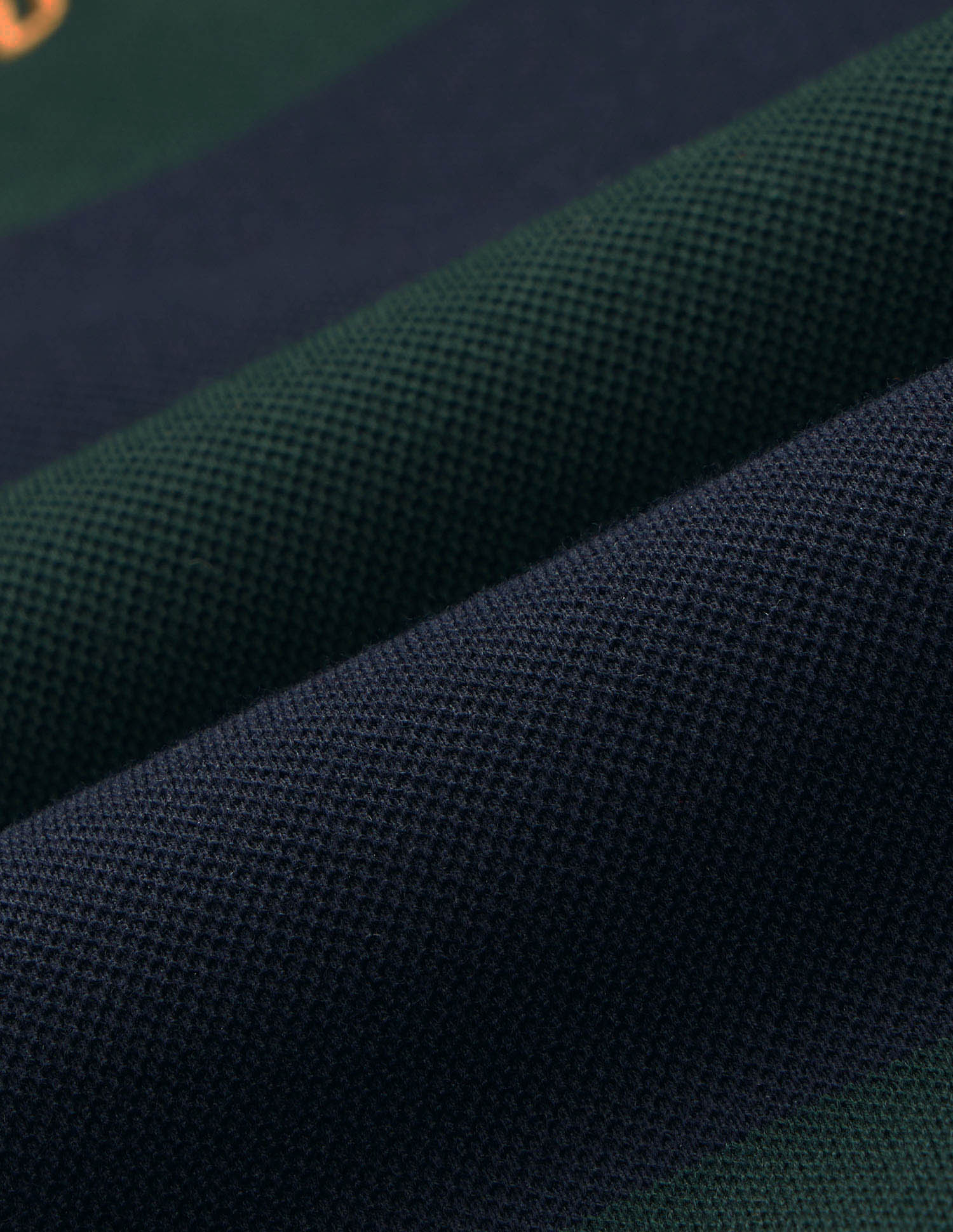 Pure Cotton Varsity Polo Shirt Dark Green - U.S. POLO ASSN. | Large