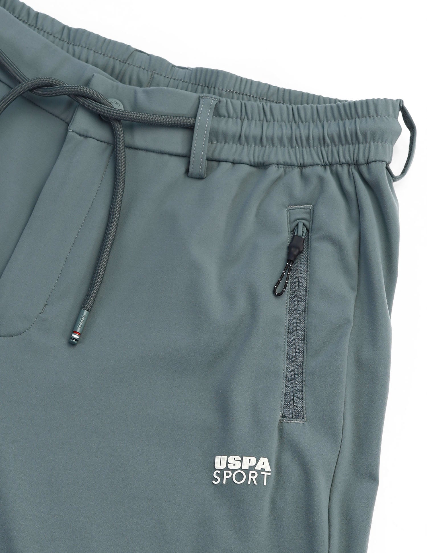 Slim Fit Solid Active Track Pants Dark Green - U.S. POLO ASSN. | Large