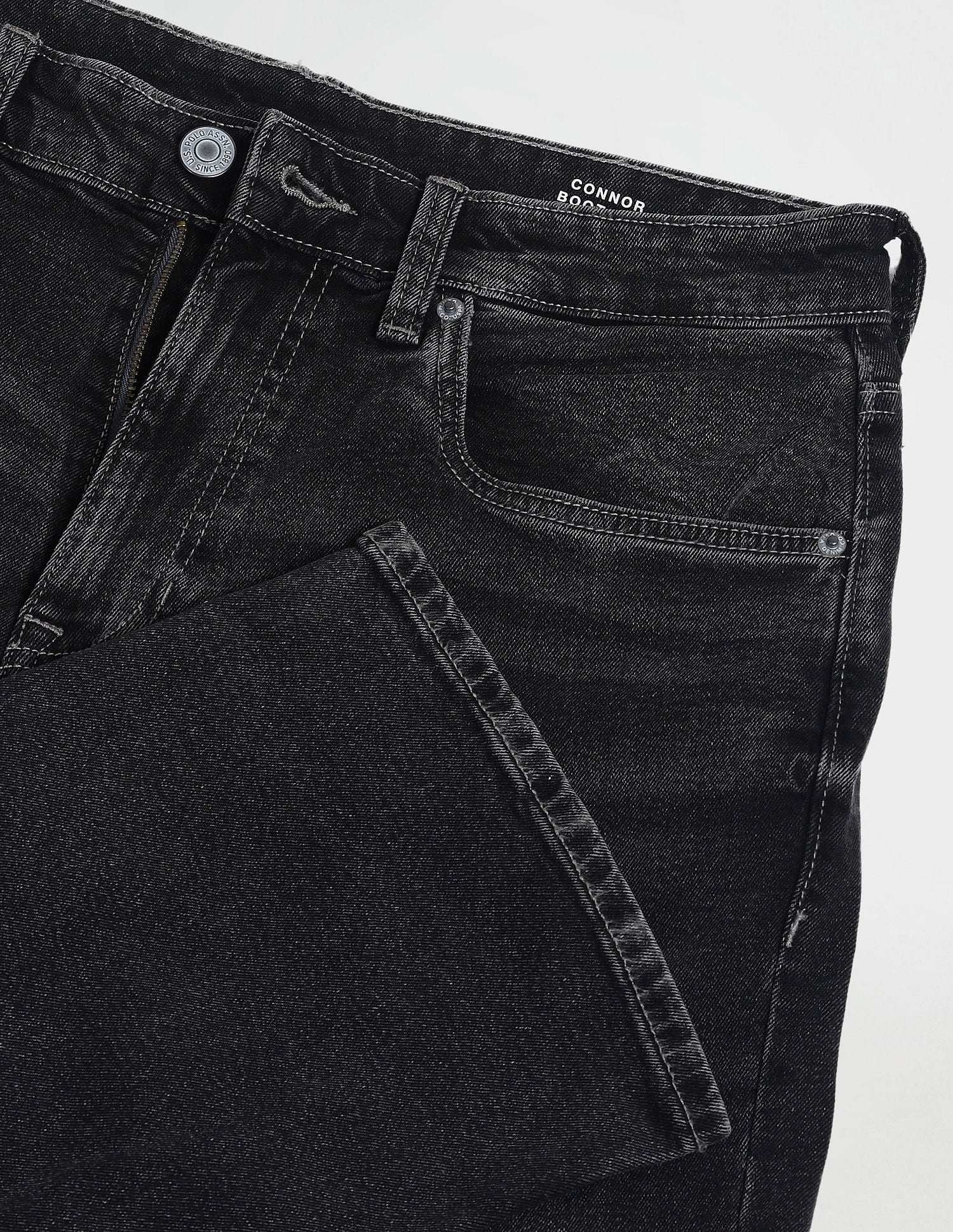 Connor Bootcut Grey Jeans Grey - U.S. Polo Assn. India | Large