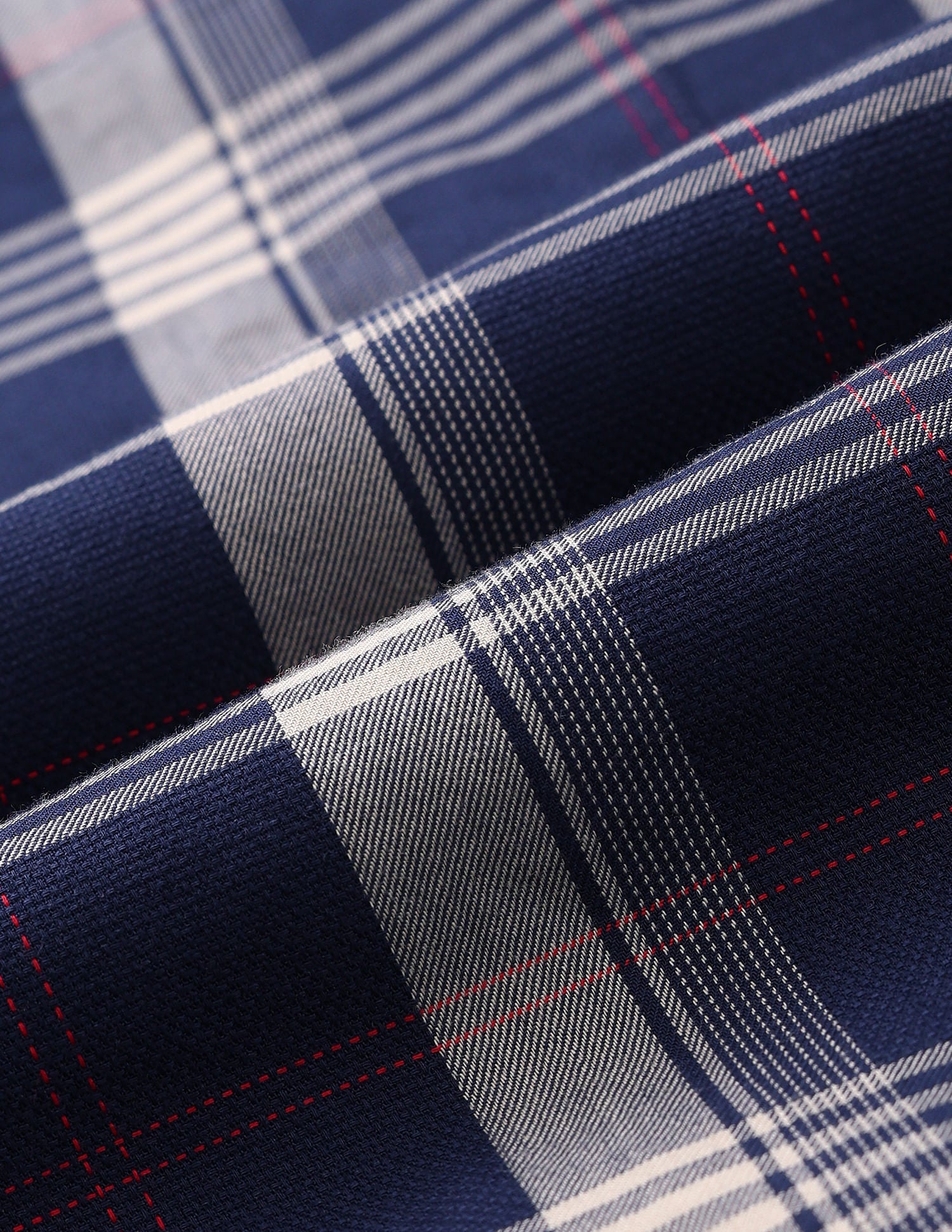 Tartan Check Tailored Fit Shirt Navy - U.S. Polo Assn. India | Large