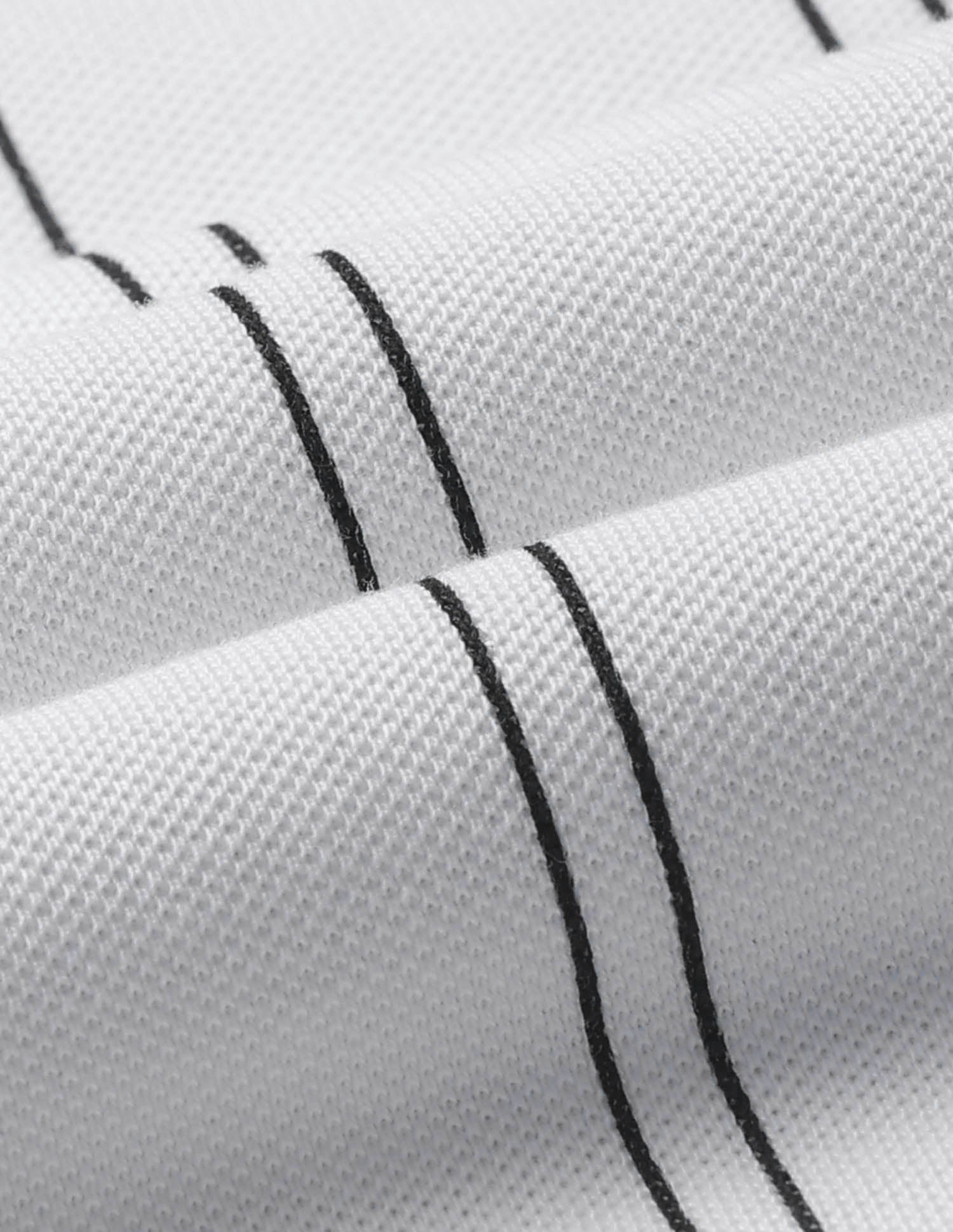 Vertical Striped Slim Fit Polo Shirt Ivory - U.S. POLO ASSN. | Large