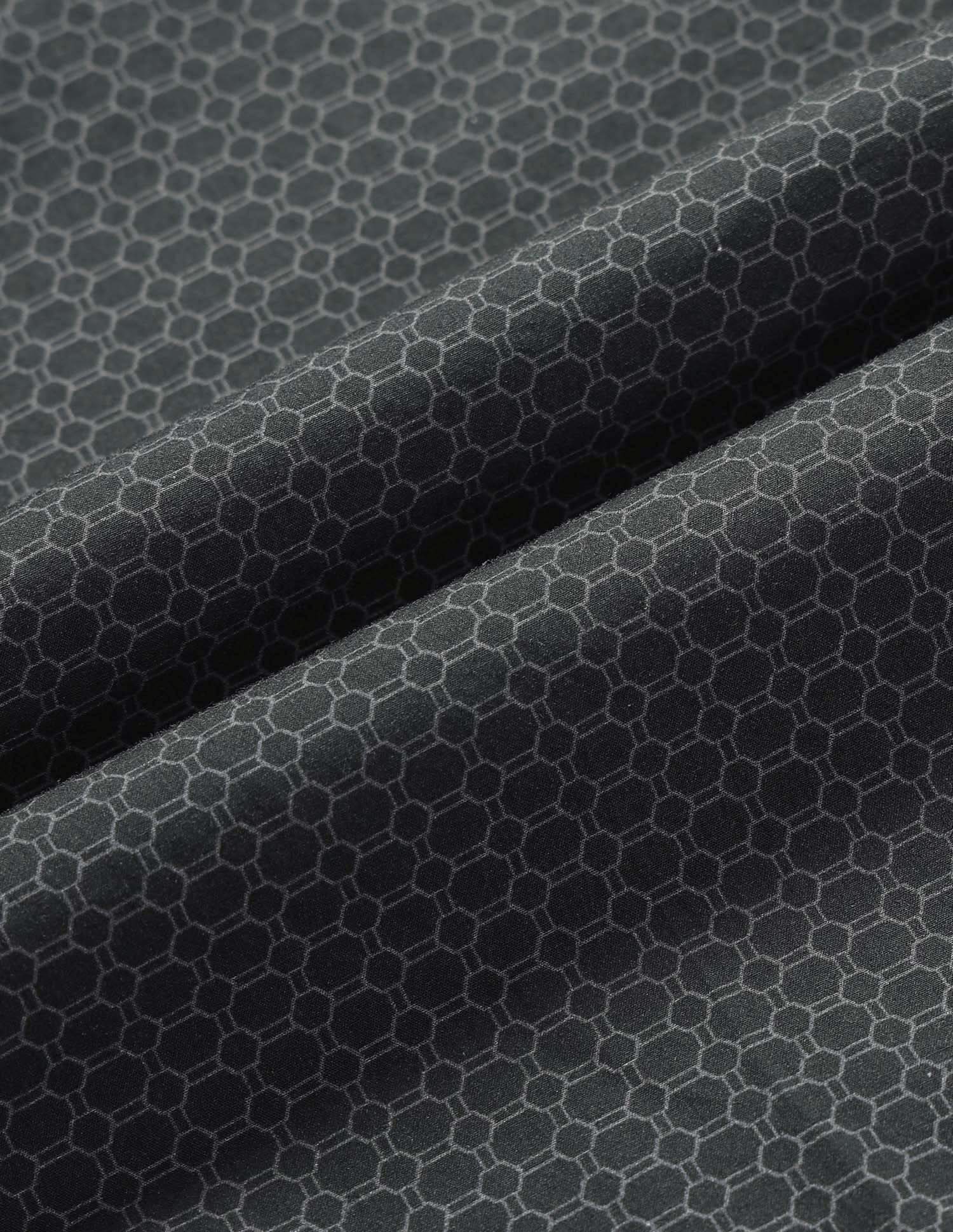 Geometric Printed Pure Cotton Shirt Charcoal - U.S. POLO ASSN. | Large