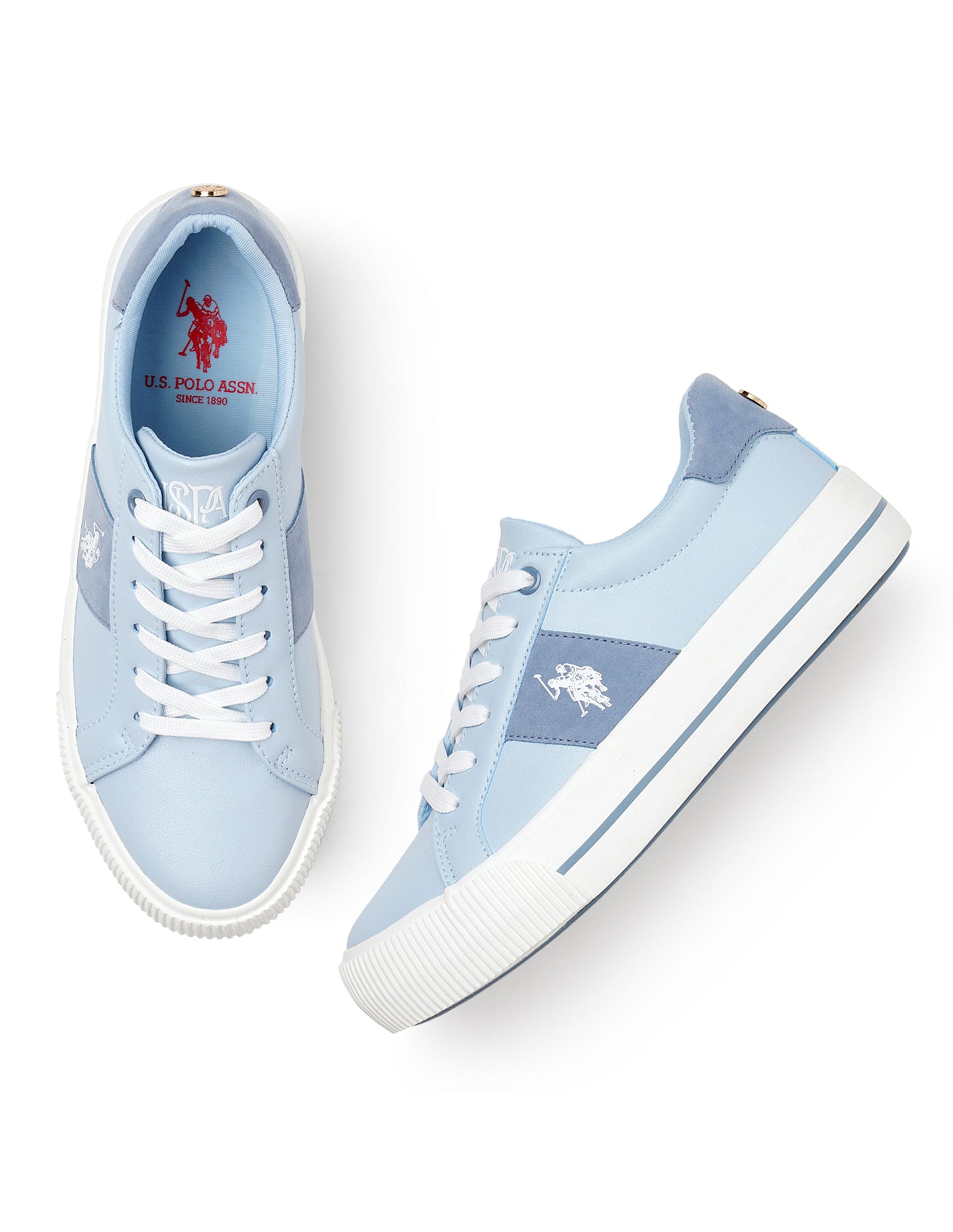 Women Ronie Colour Block Sneakers Blue - U.S. POLO ASSN. | Large