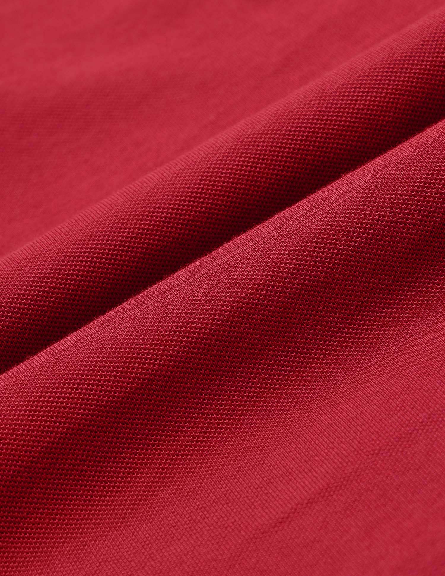 Solid Slim Fit Polo Shirt Dark Red - U.S. Polo Assn. India | Large