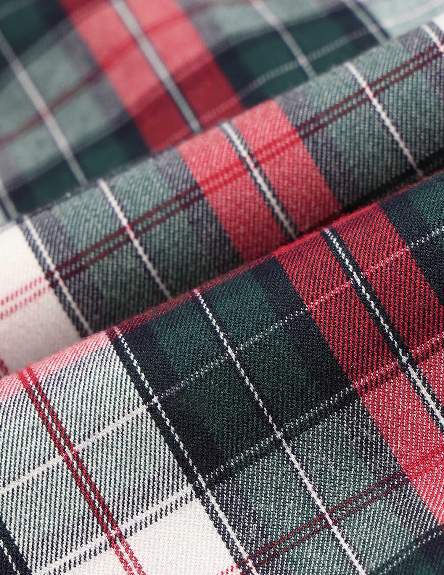 Plaid Checked Tailored Fit Shirt Red - U.S. Polo Assn. India | Large