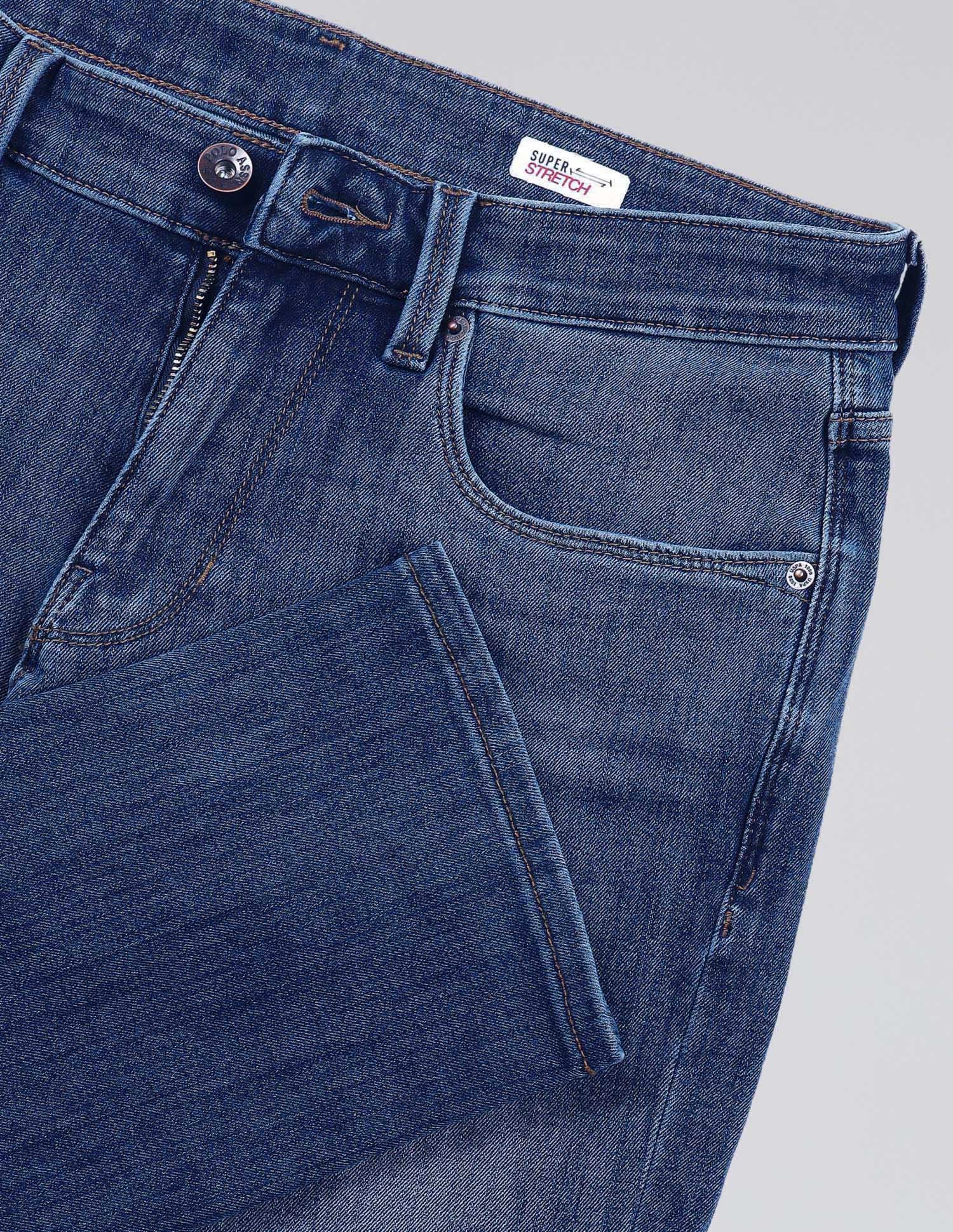 Brandon Fit Slim Tapered Fit Bi Stretch Authentic Jeans Blue - U.S. Polo Assn. India | Large