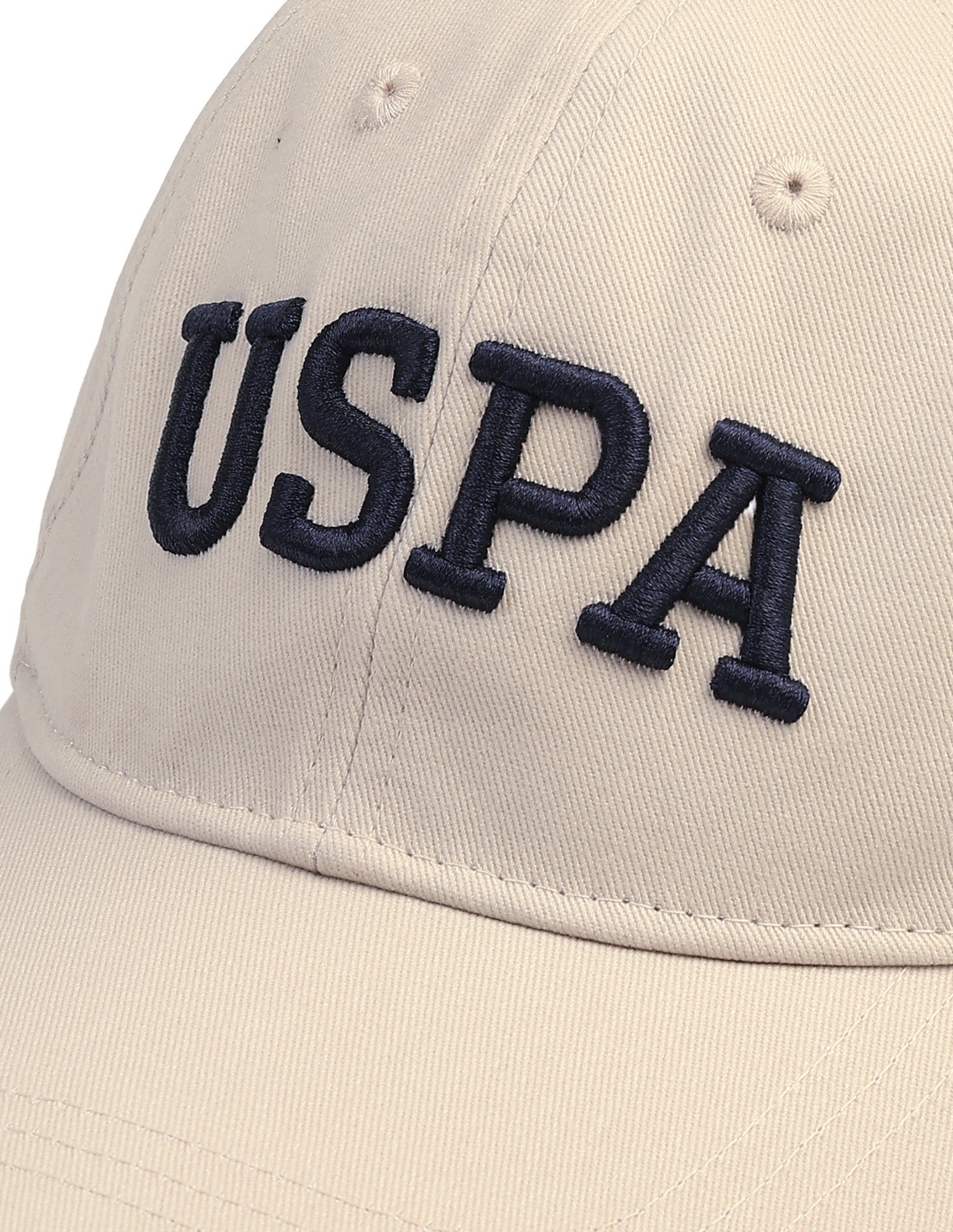 Brand Embroidered Cap Beige - U.S. Polo Assn. India | Large
