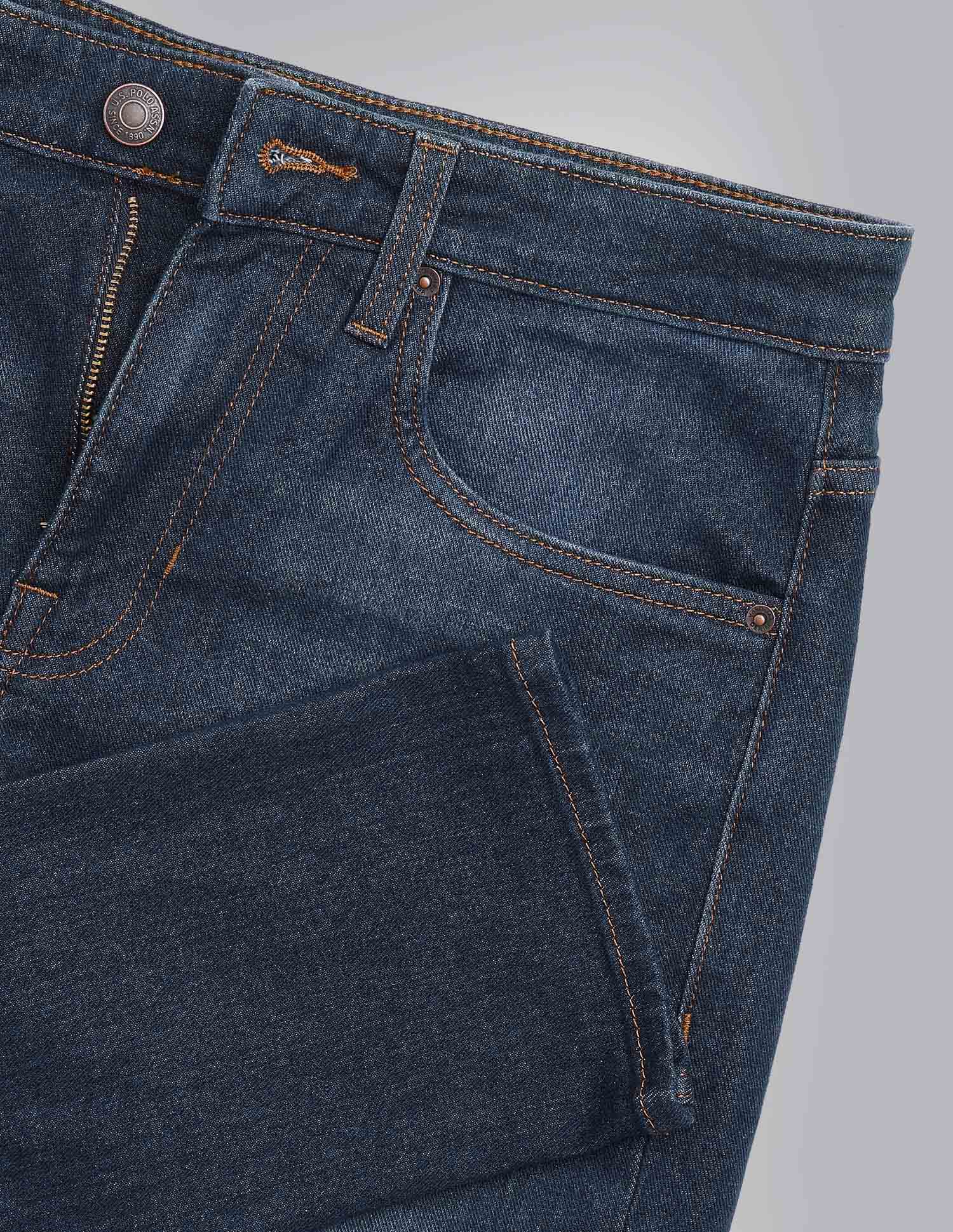 Henry Tapered Fit Blue Jeans Blue - U.S. Polo Assn. India | Large