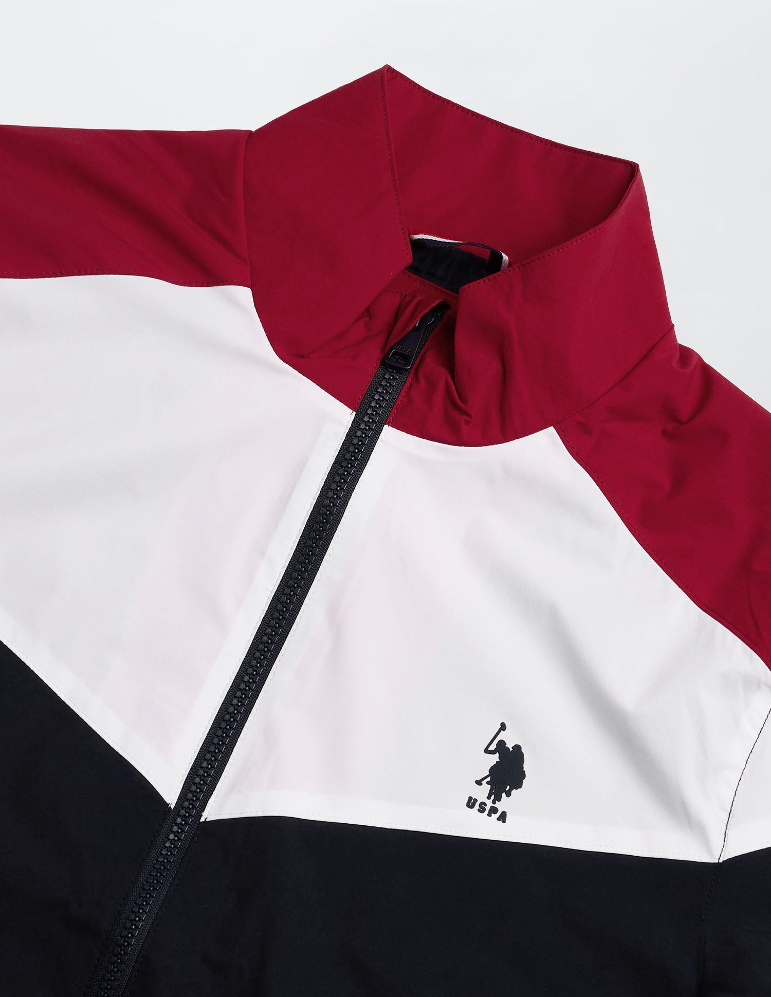 Colour Blocked Windcheater Jacket Navy - U.S. POLO ASSN. | Large