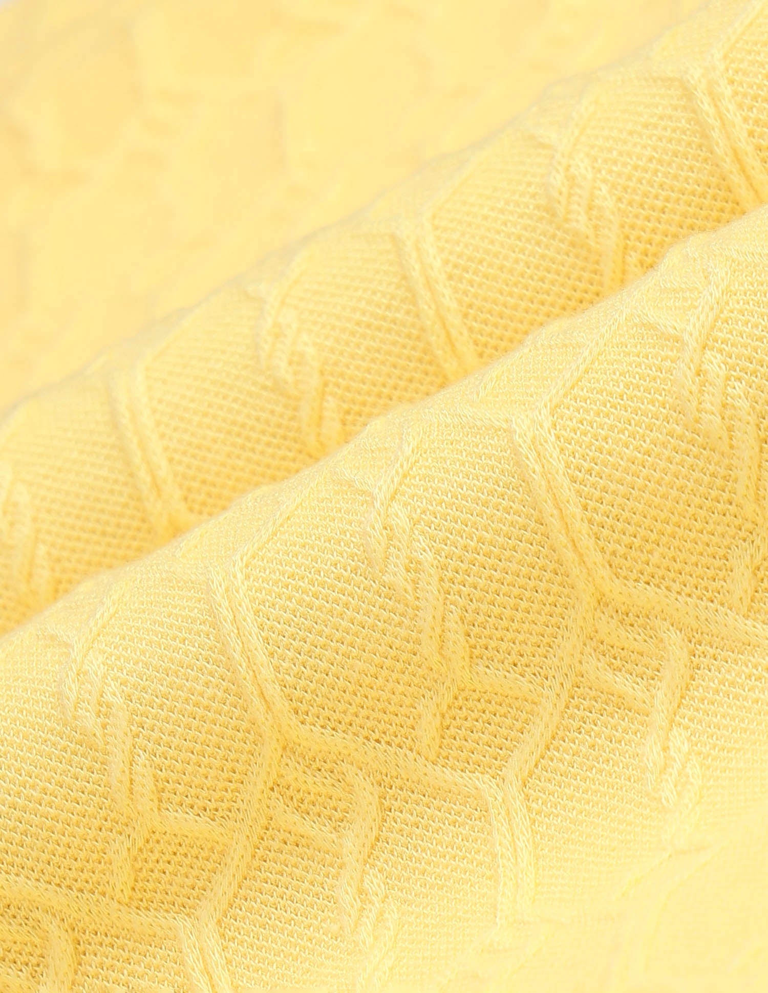 Boys Textured Pure Cotton Polo Shirt Yellow - U.S. POLO ASSN. | Large