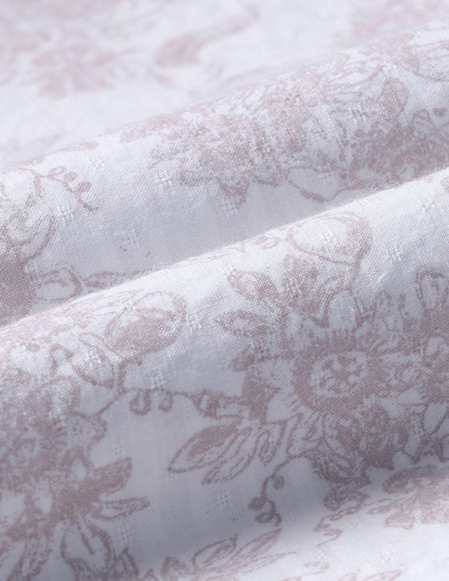 Floral Printed Tailored Fit Shirt Light Pink - U.S. POLO ASSN. | Large