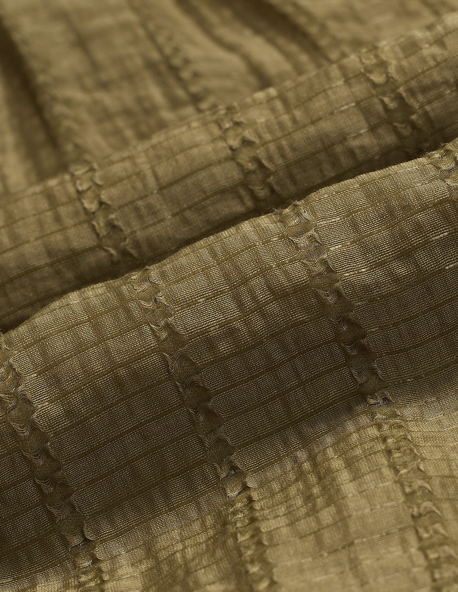 Textured Pattern A-Line Dress Green - U.S. POLO ASSN. | Large