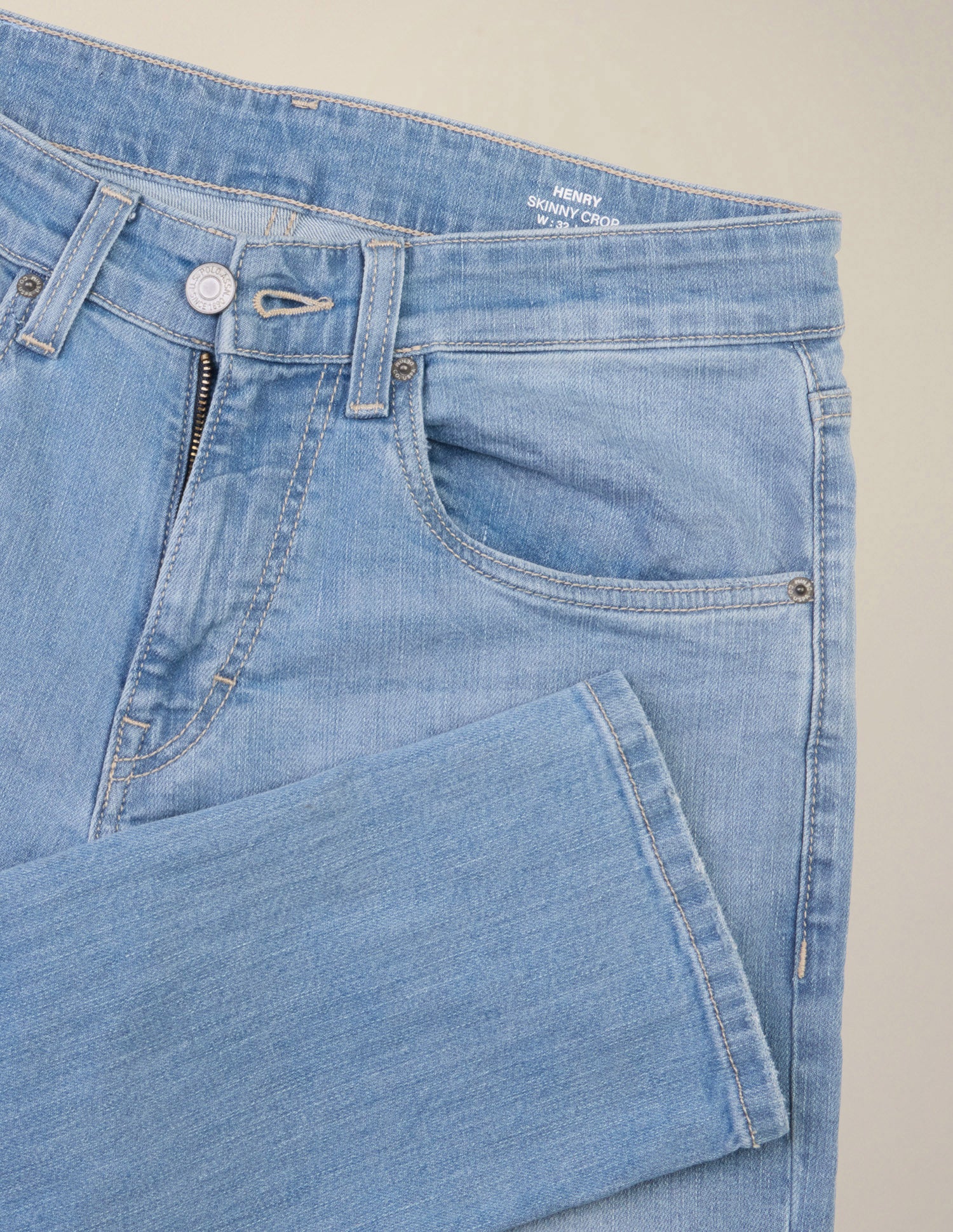 Henry Tapered Fit Blue Jeans Blue - U.S. Polo Assn. India | Large
