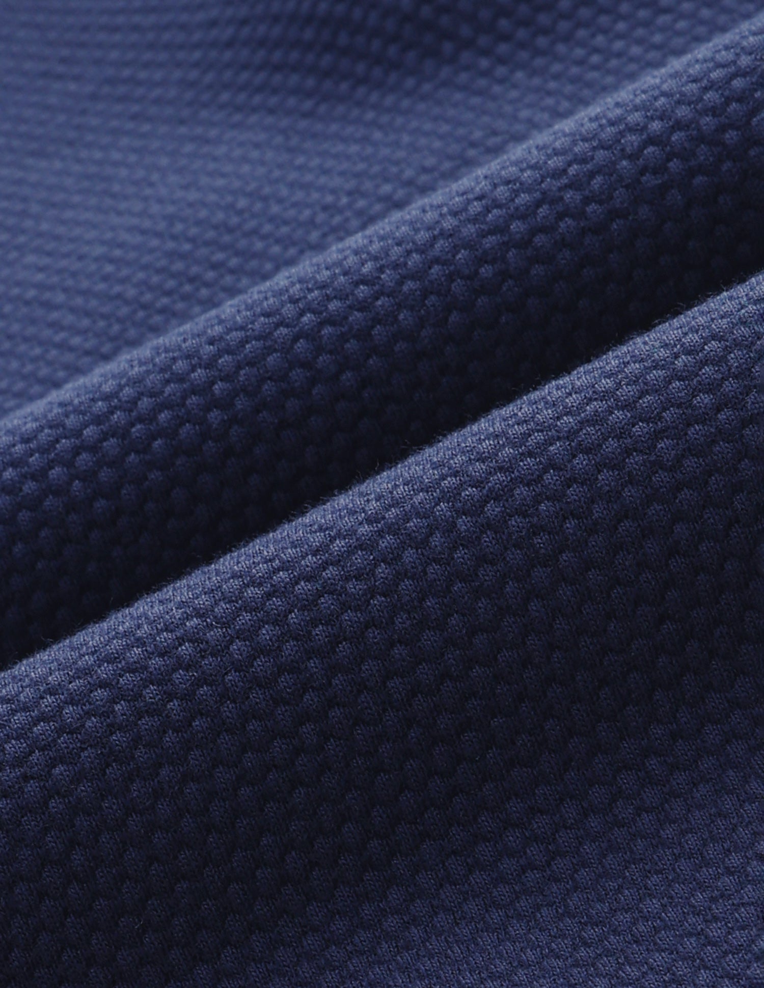 Textured Relaxed Fit Polo Shirt Dark Blue - U.S. Polo Assn. India | Large