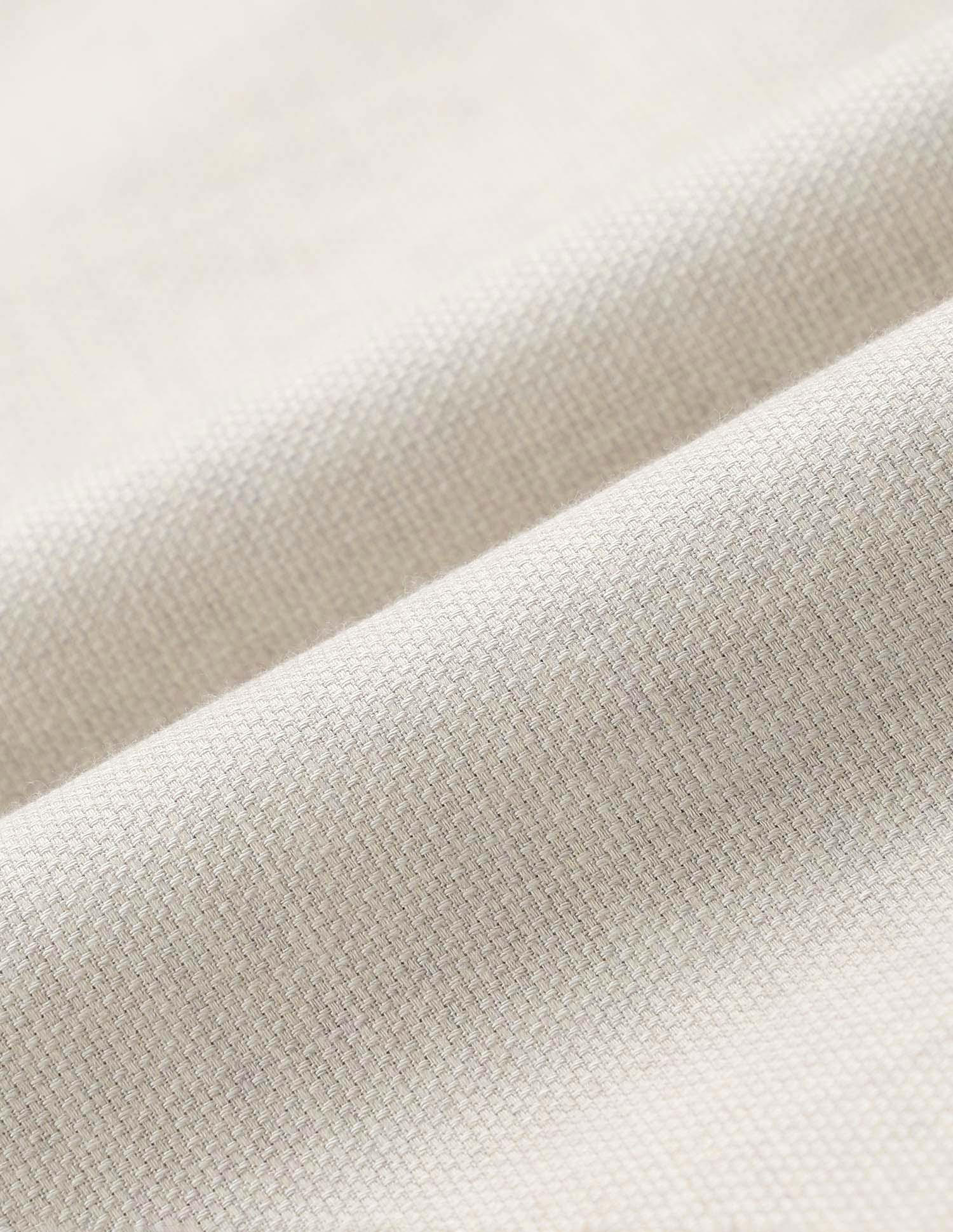 Tailored Fit Pure Cotton Dobby Shirt Ecru - U.S. Polo Assn. India | Large