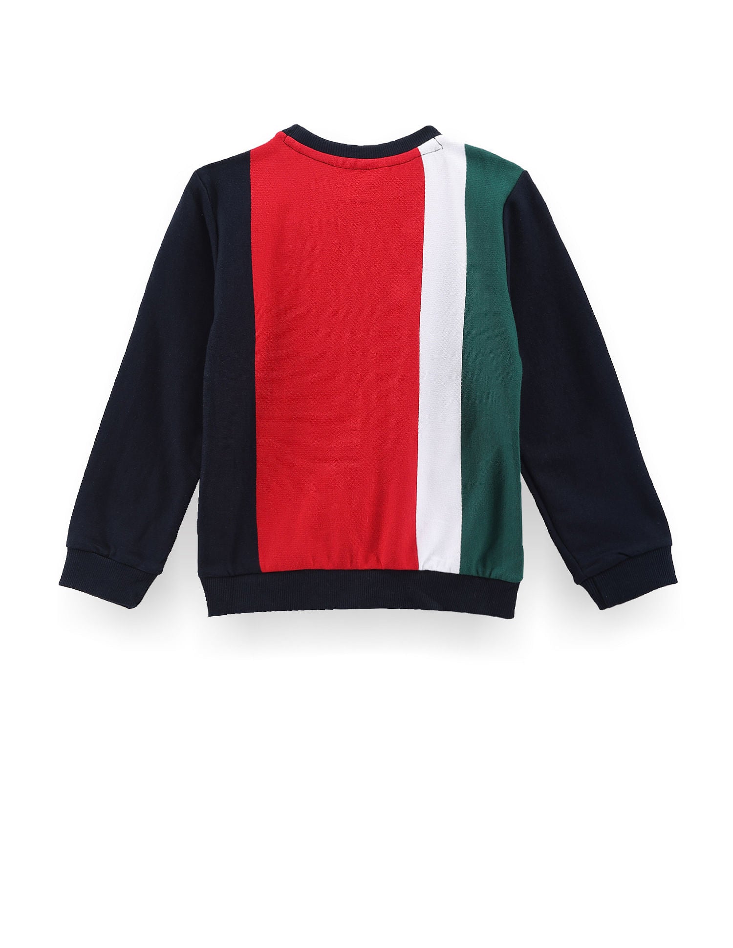 Boys Vertical Stripe Sweatshirt Red - U.S. POLO ASSN. | Large