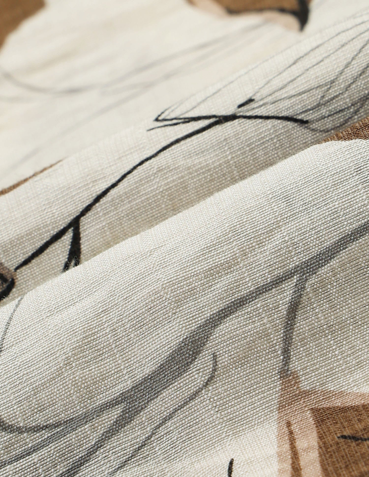 Relaxed Fit Floral Printed Top Beige - U.S. Polo Assn. India | Large