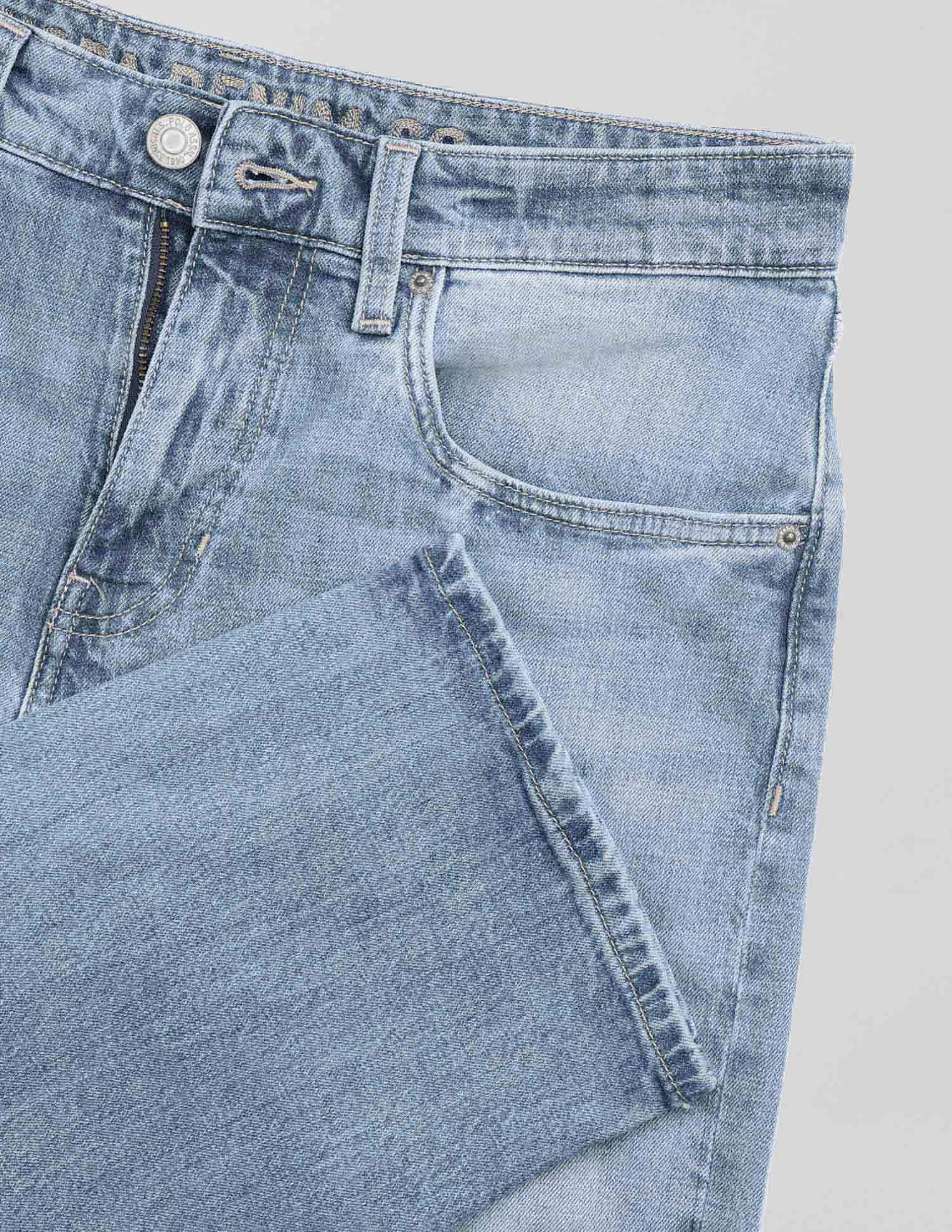 Shawn Relaxed Fit Blue Jeans Rags Wash - U.S. POLO ASSN. | Large