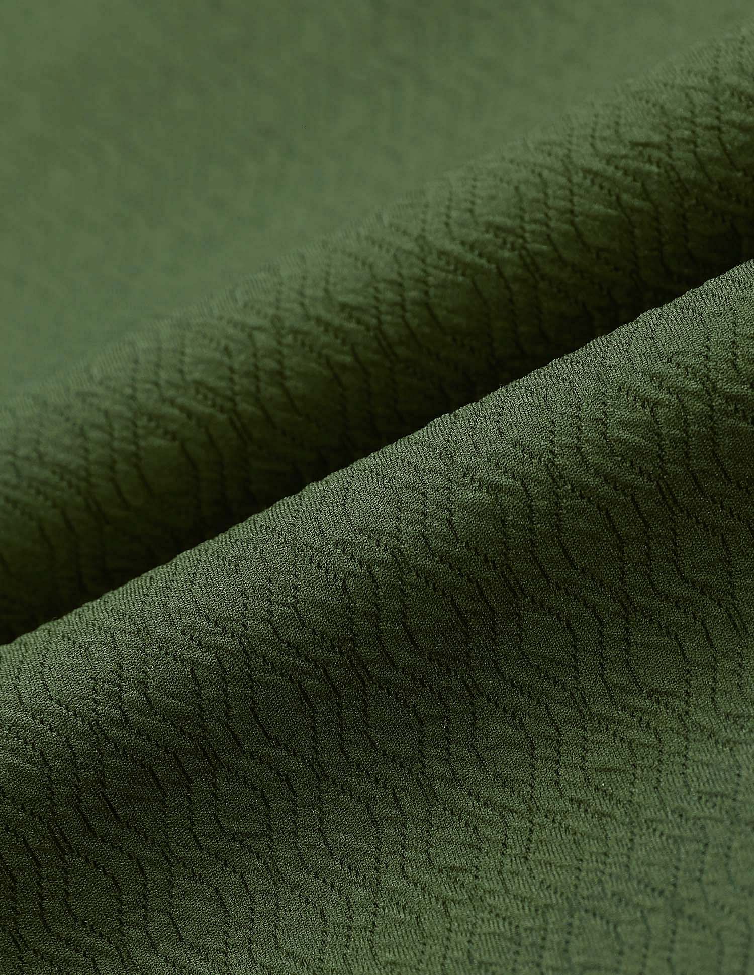 Polo With Elbow Sleeves And Lurex Tipping Olive - U.S. POLO ASSN. | Large