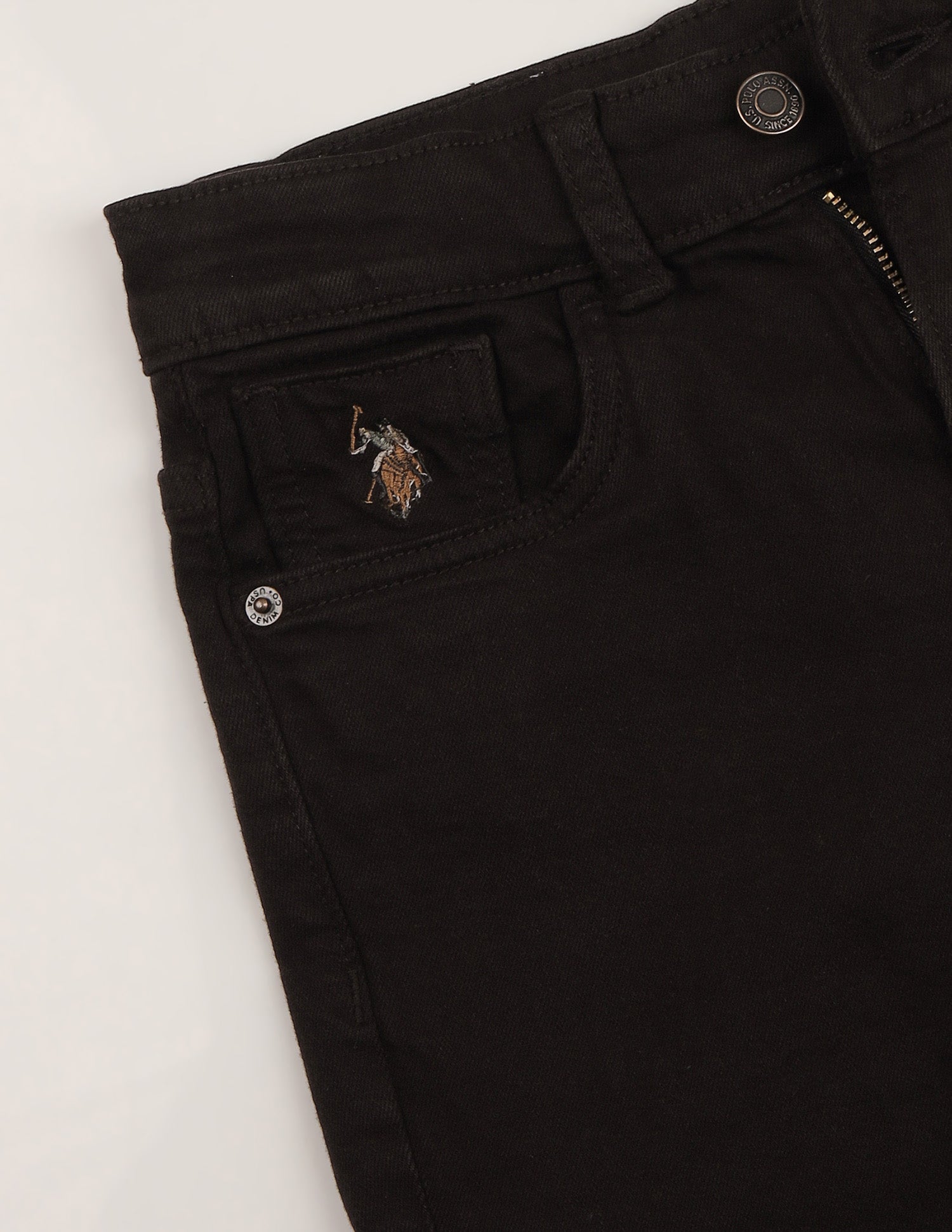 Relaxed Fit Brown Jeans Dark Brown - U.S. Polo Assn. India | Large