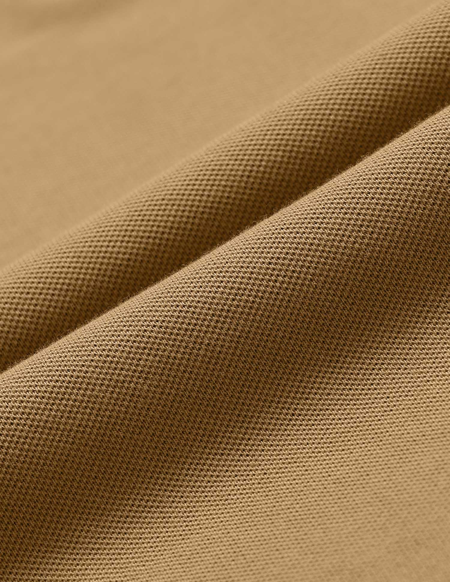 Pure Cotton Muscle Fit Polo Shirt Khaki - U.S. POLO ASSN. | Large