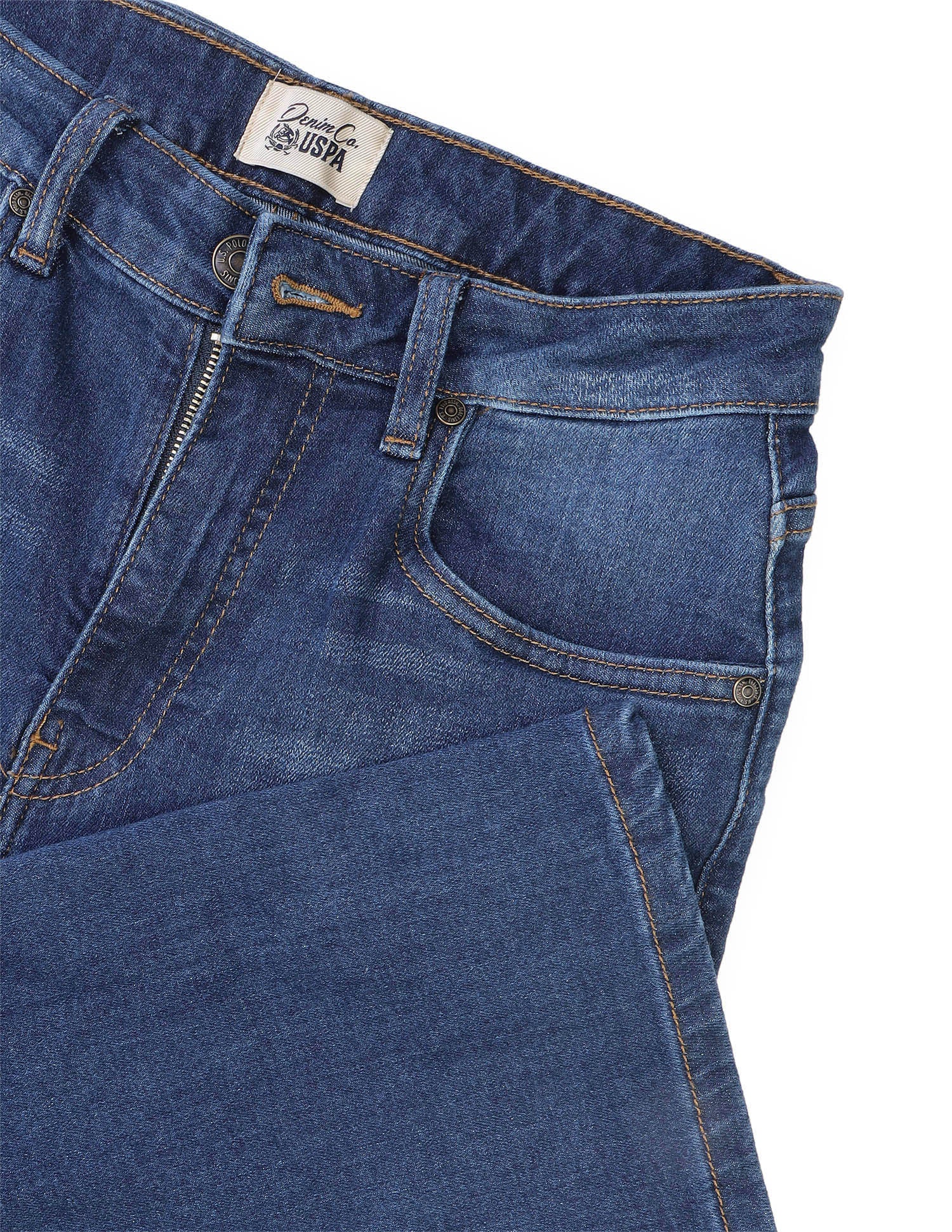Straight Fit Blue Jeans Blue - U.S. Polo Assn. India | Large
