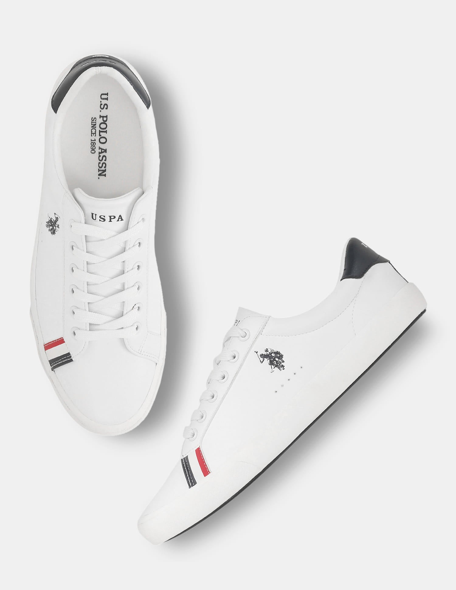 Men Aryn 4.0 Solid Sneakers White - U.S. Polo Assn. India | Large