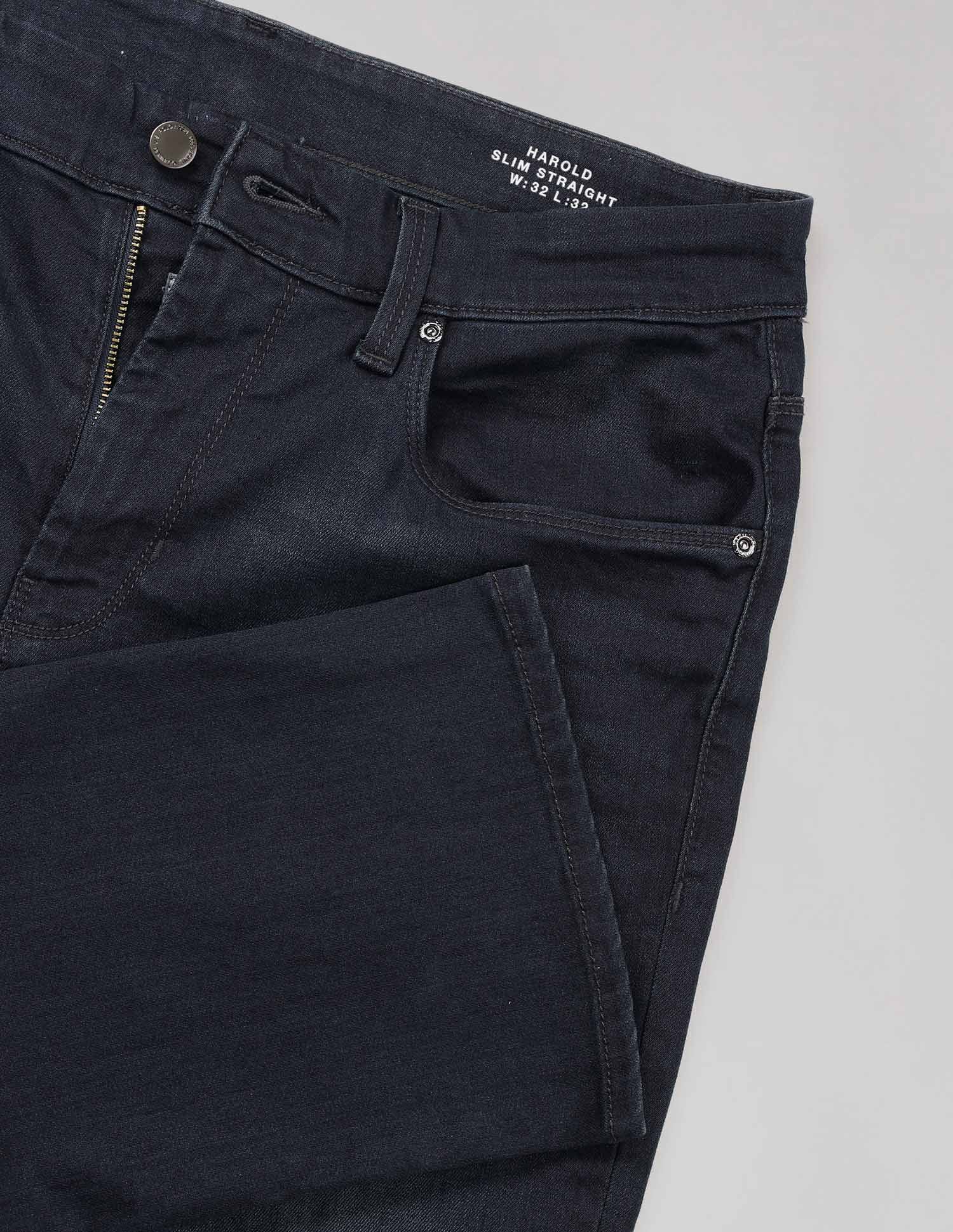 Harold Slim Straight Fit Premium Jeans Blue - U.S. Polo Assn. India | Large
