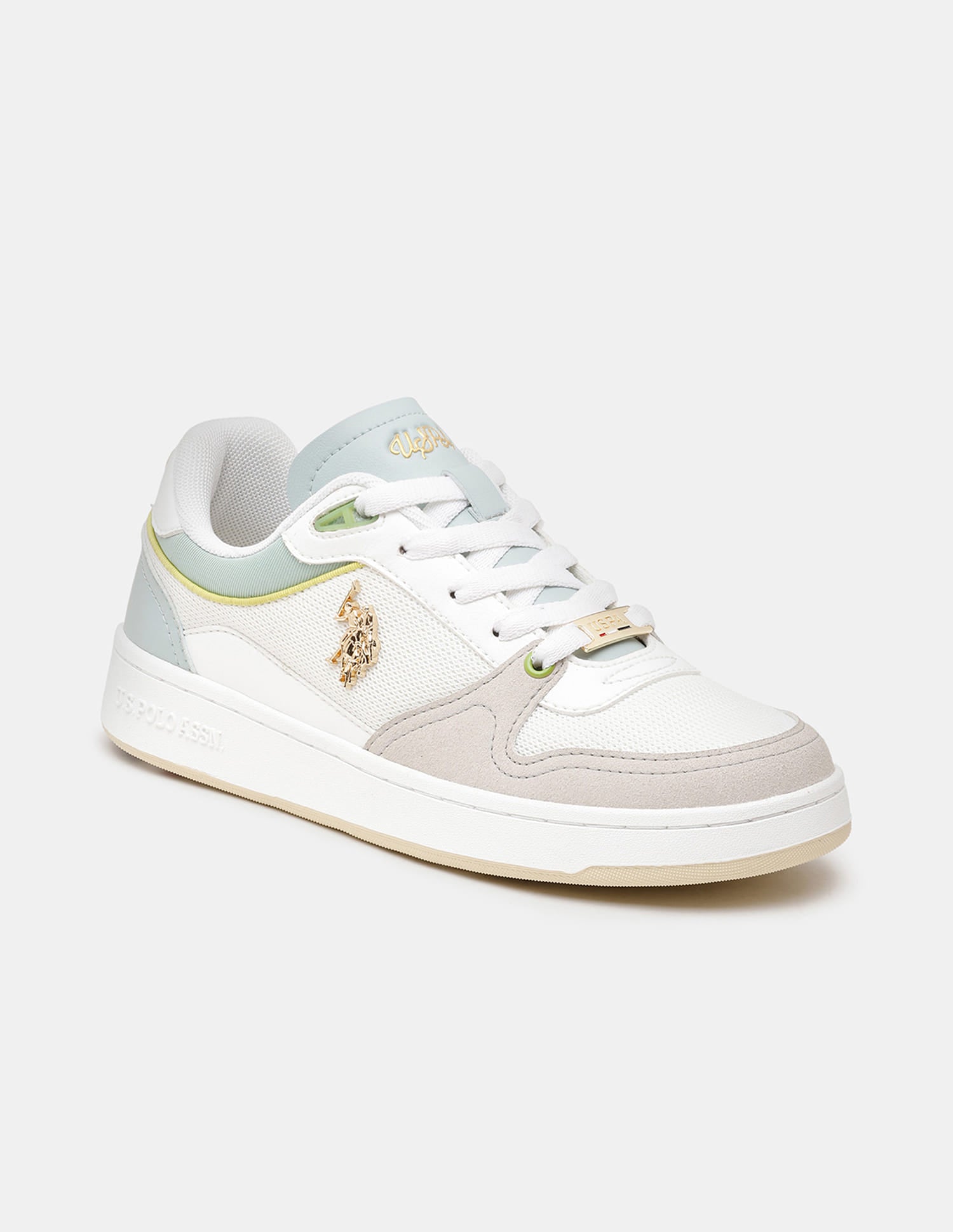 Women Della Round Toe Lace Ups Sneakers