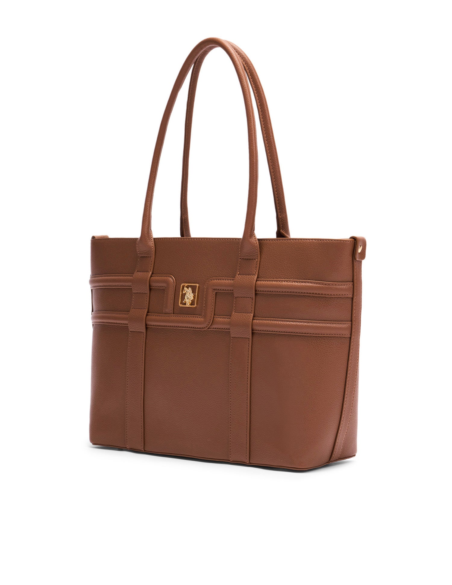 Creme Tote Bag Brown - U.S. Polo Assn. India | Large